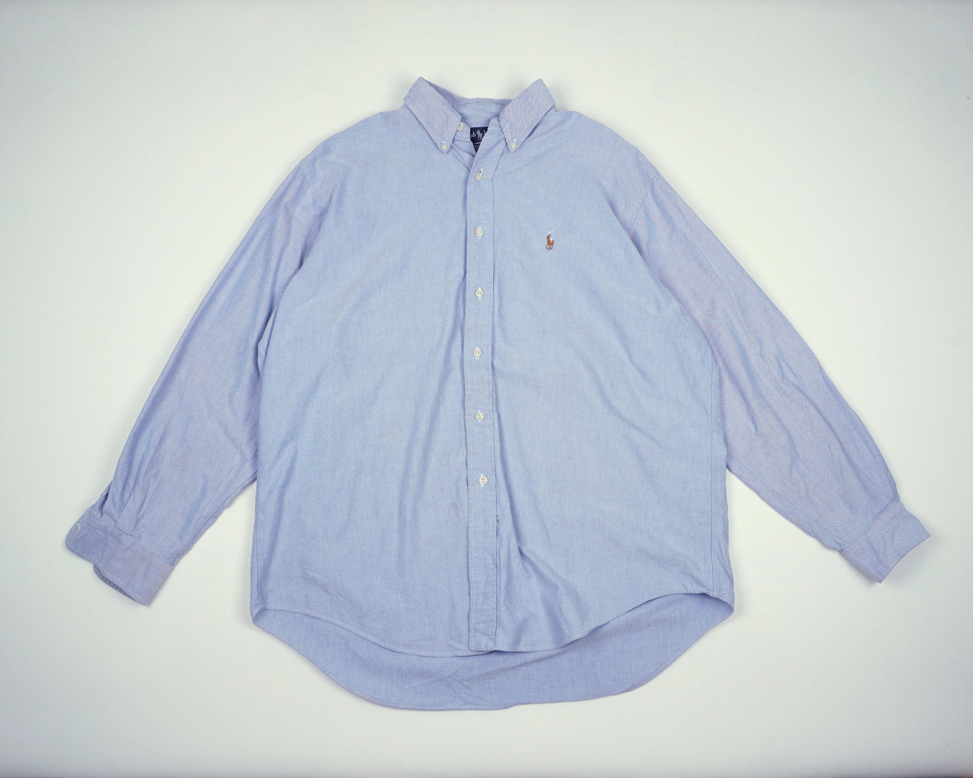 Ralph Lauren Blue Button-up Shirt XL Cotton