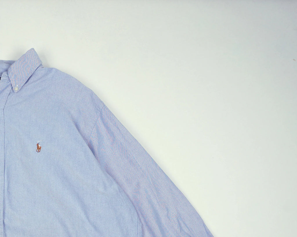 Ralph Lauren Blue Button-up Shirt XL Cotton