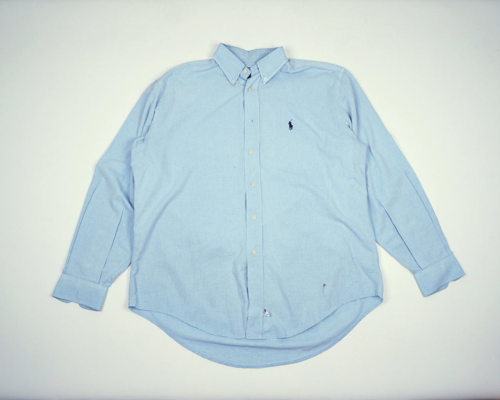 Ralph Lauren Blue Button-up Shirt XL Cotton