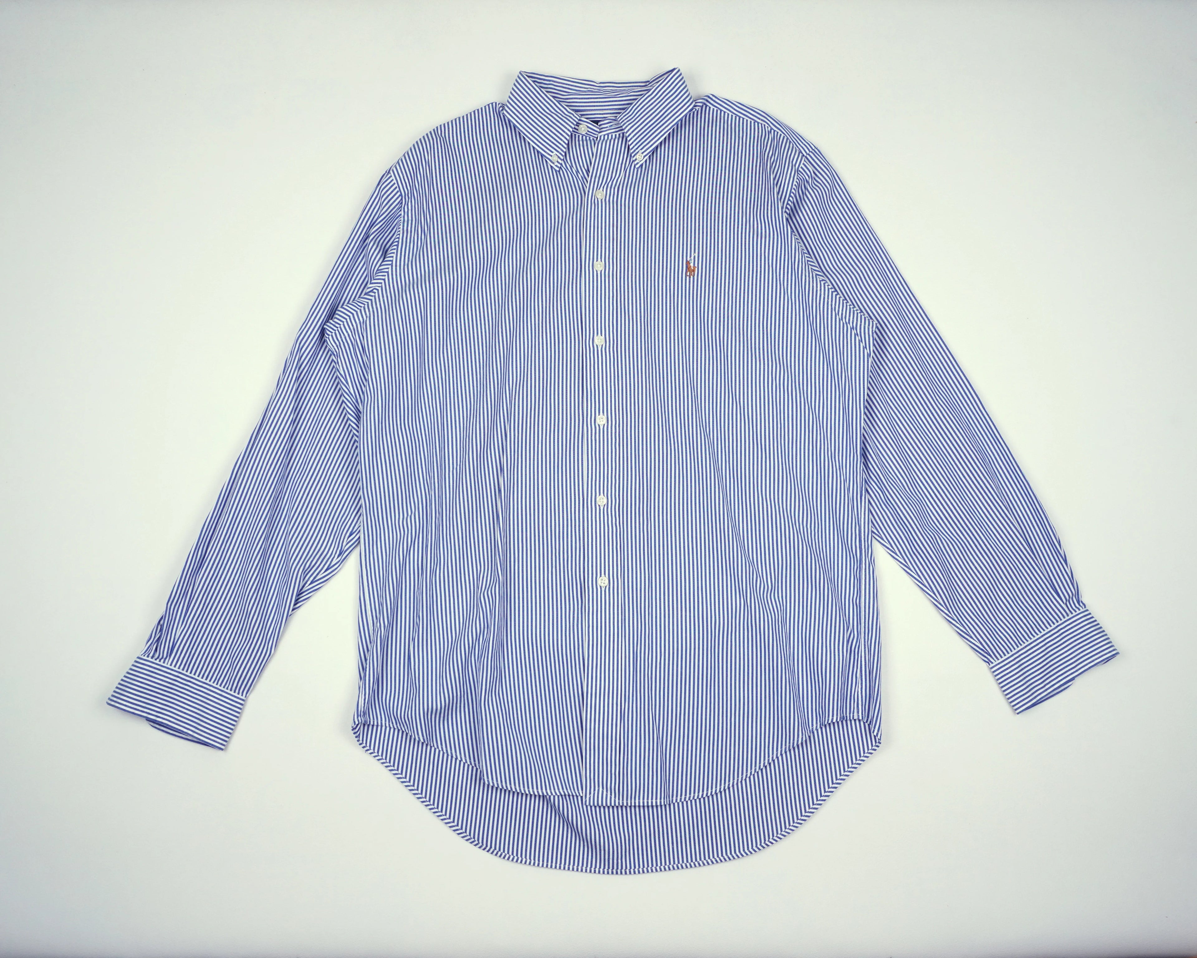Ralph Lauren Blue Button-down Shirt XL Cotton