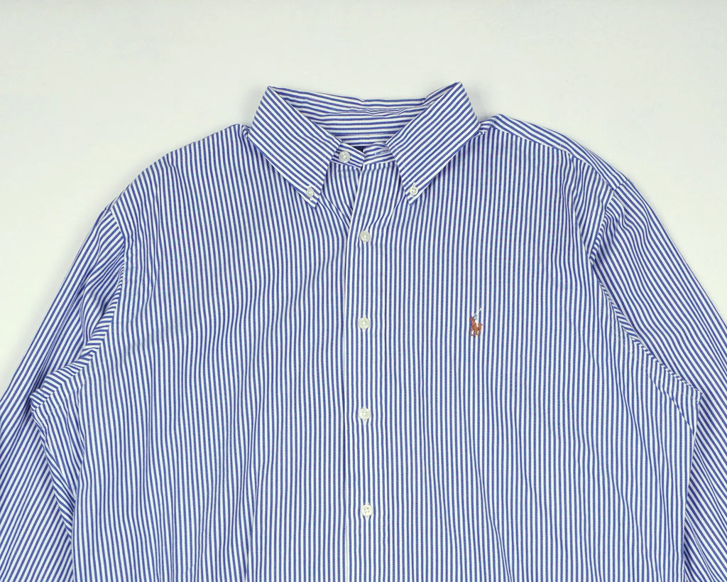 Ralph Lauren Blue Button-down Shirt XL Cotton