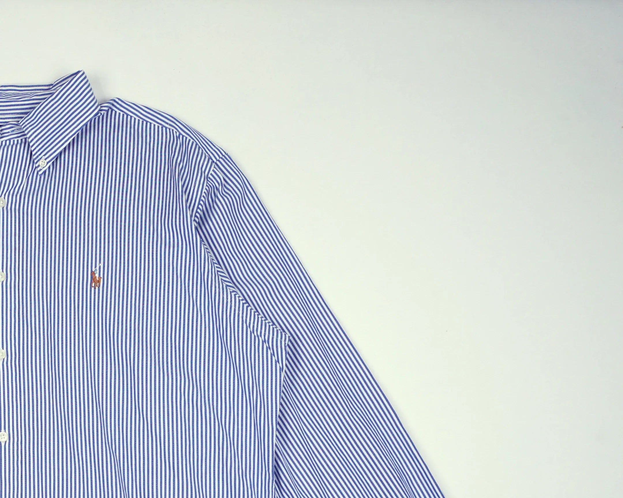 Ralph Lauren Blue Button-down Shirt XL Cotton