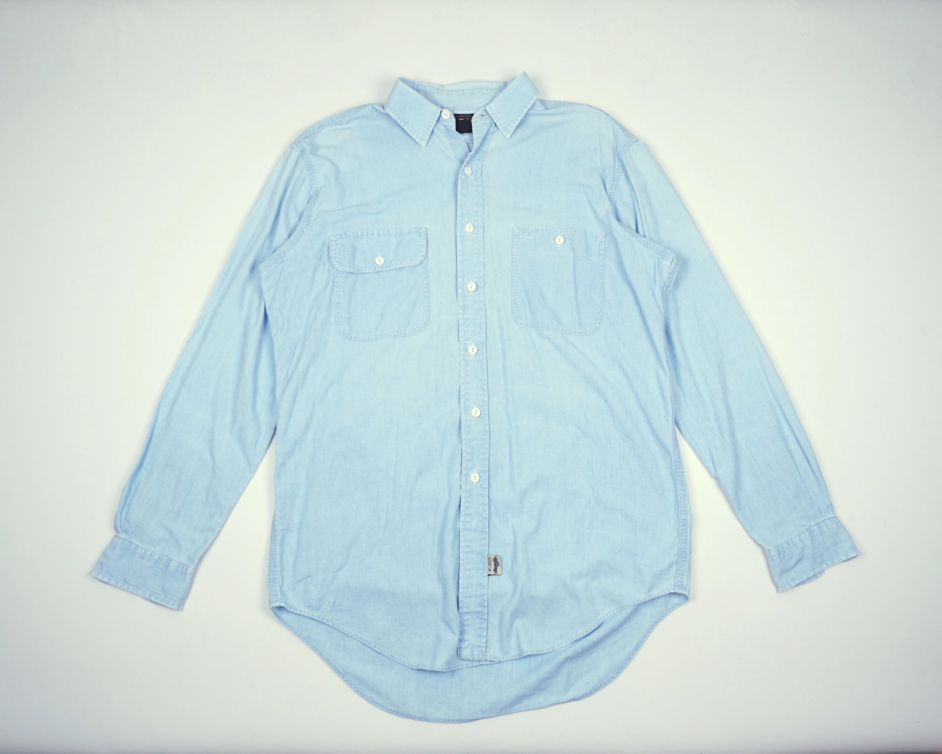 Ralph Lauren Blue Button-up Shirt L Cotton