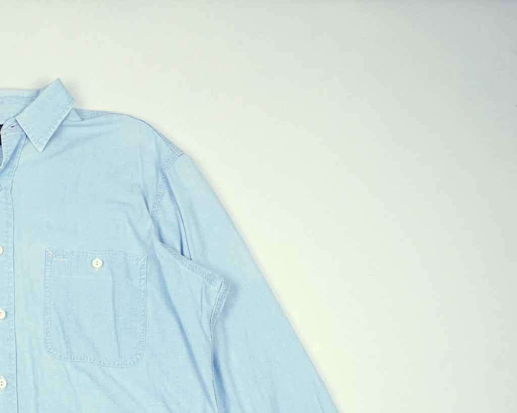 Ralph Lauren Blue Button-up Shirt L Cotton