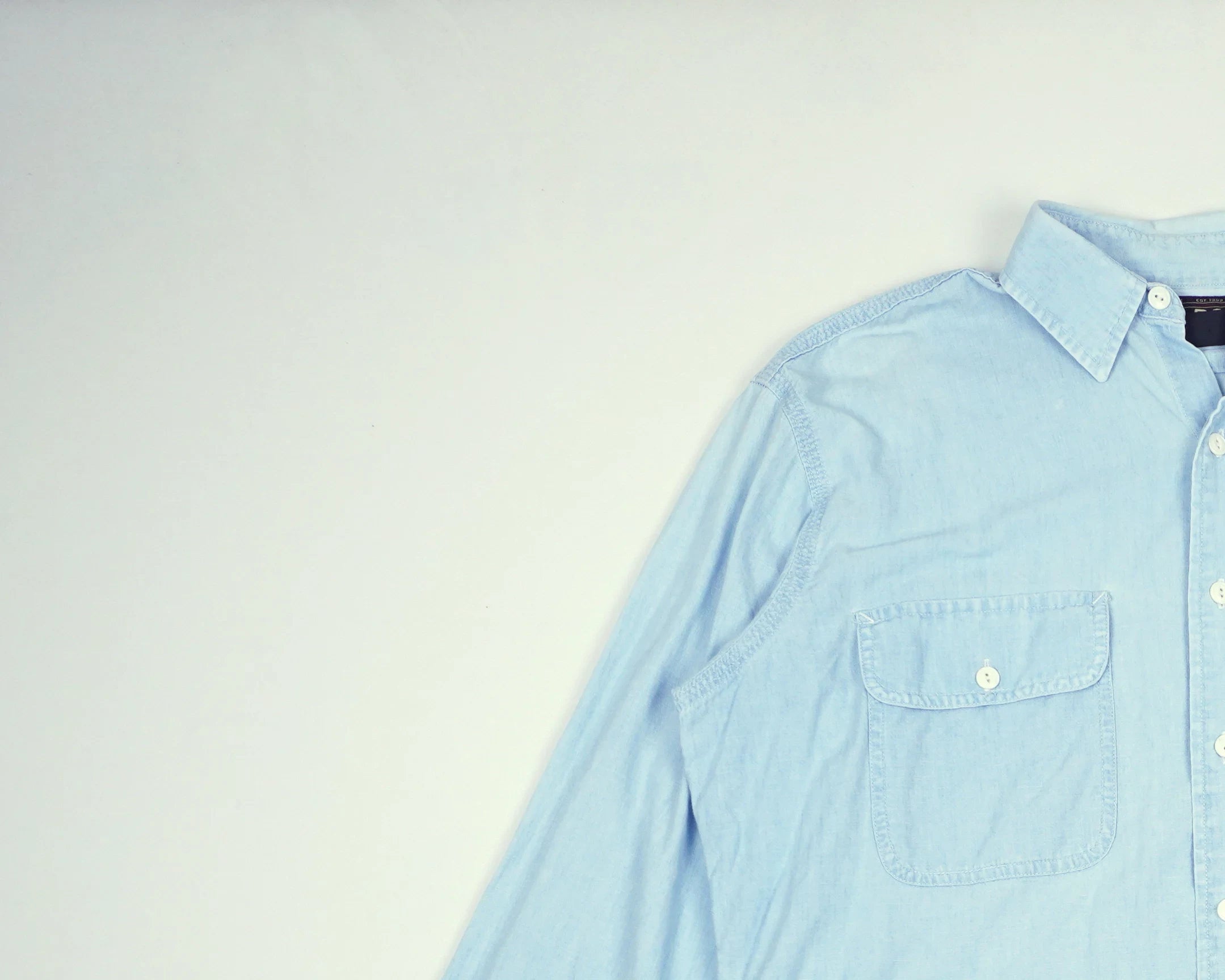 Ralph Lauren Blue Button-up Shirt L Cotton
