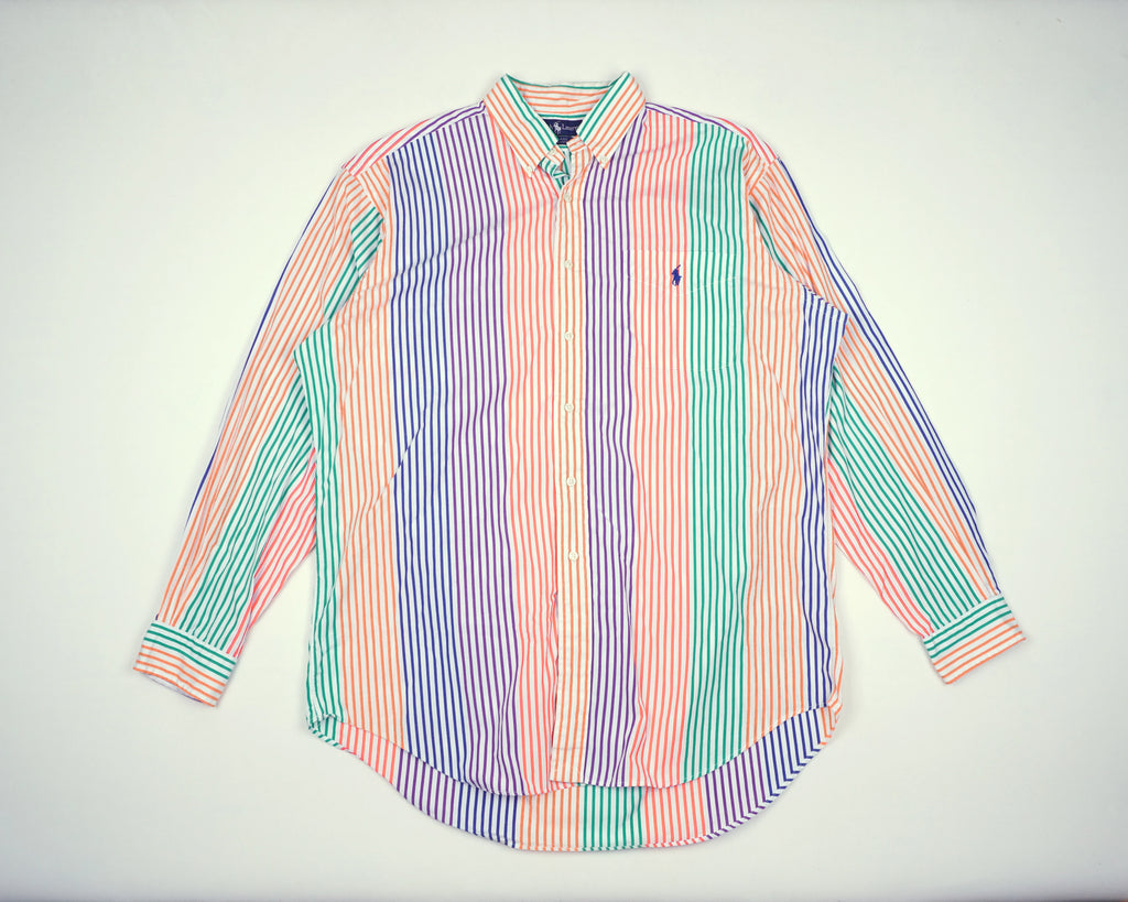 Ralph Lauren Green Button-up Shirt XL Cotton