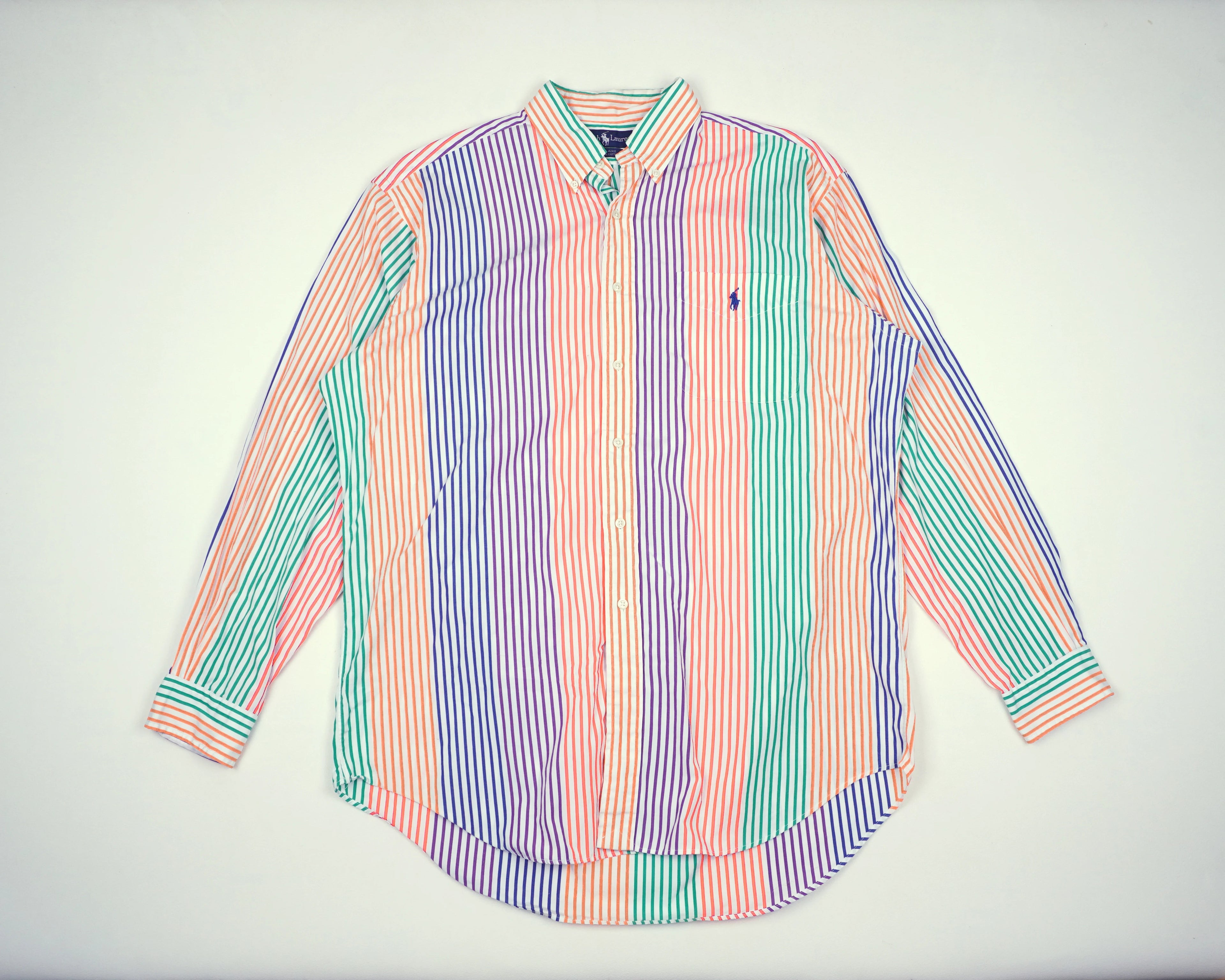 Ralph Lauren Green Button-up Shirt XL Cotton