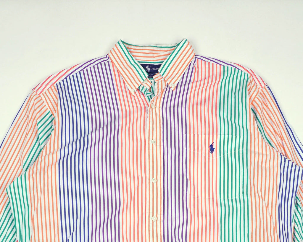 Ralph Lauren Green Button-up Shirt XL Cotton