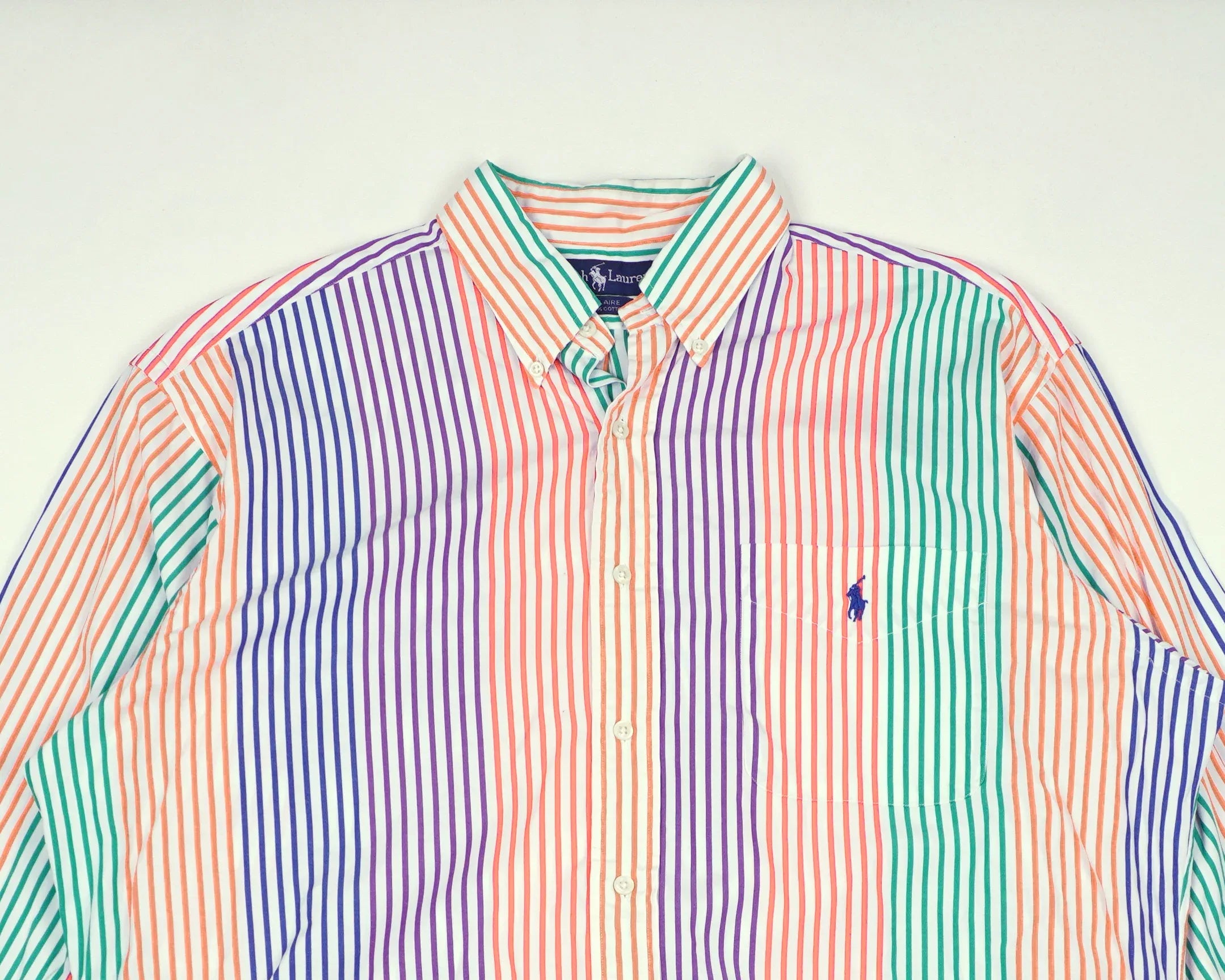 Ralph Lauren Green Button-up Shirt XL Cotton