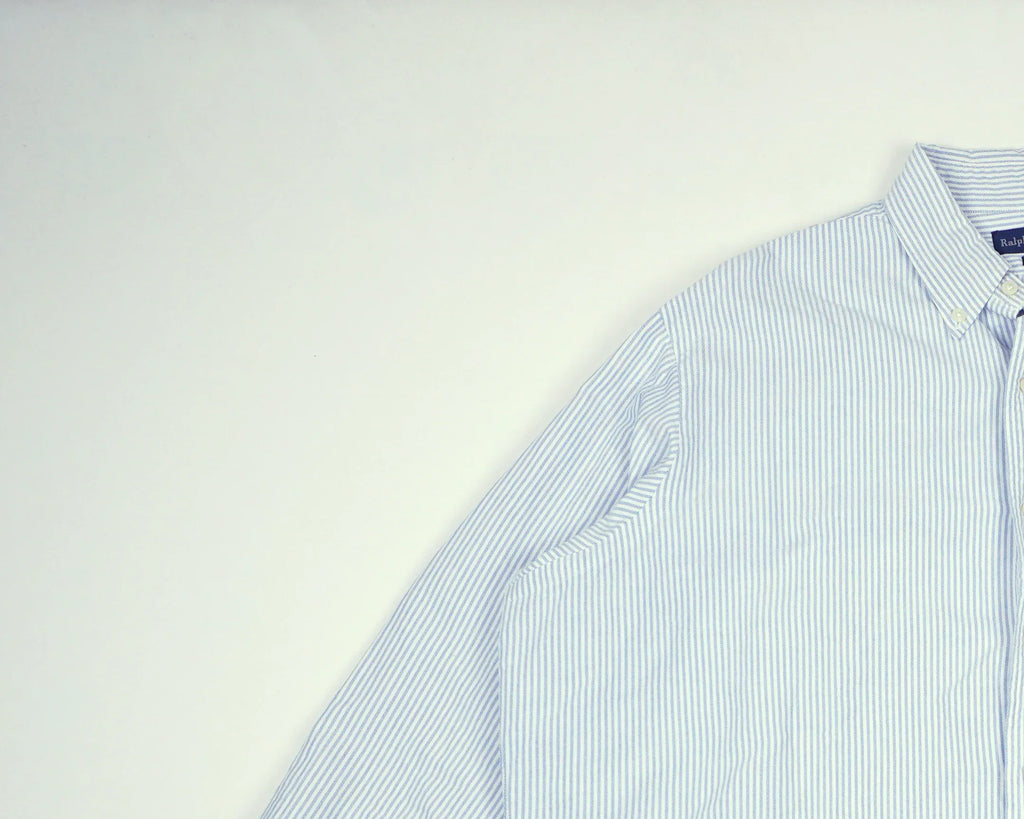 Ralph Lauren Blue Button-up Shirt XXL Cotton