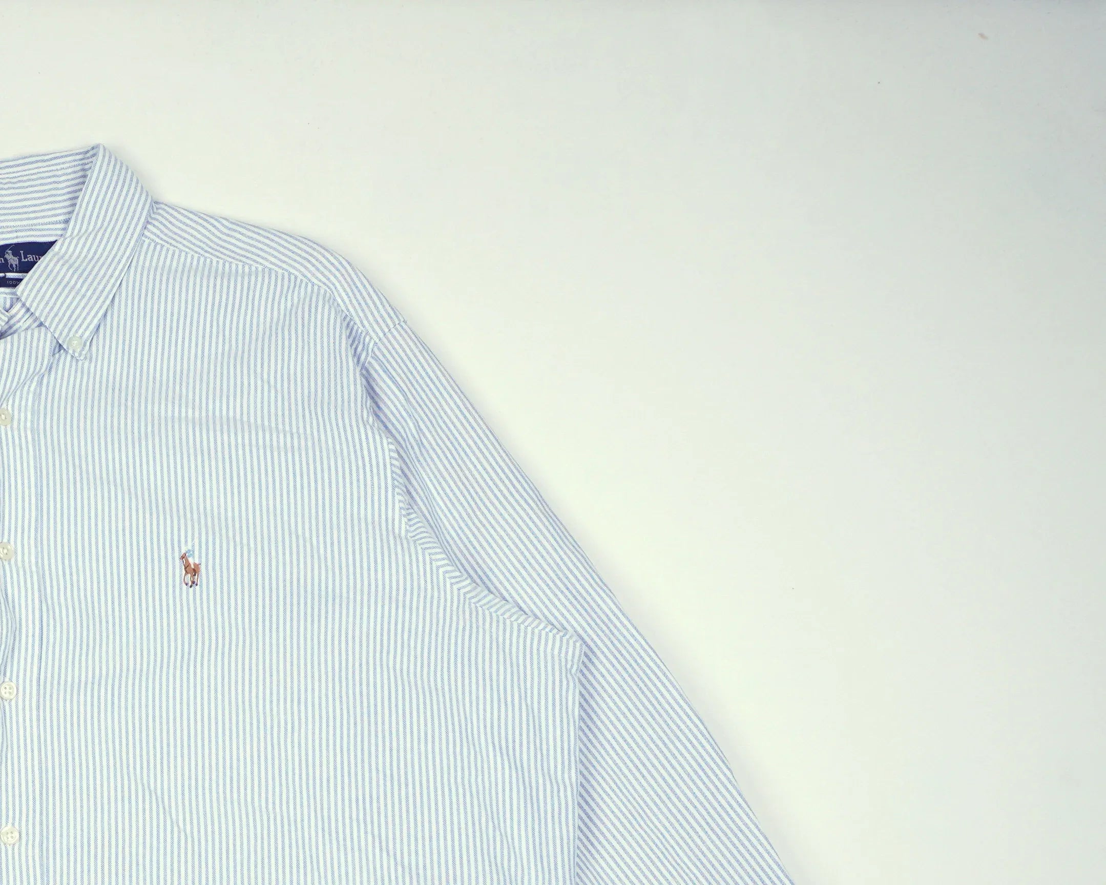 Ralph Lauren Blue Button-up Shirt XXL Cotton