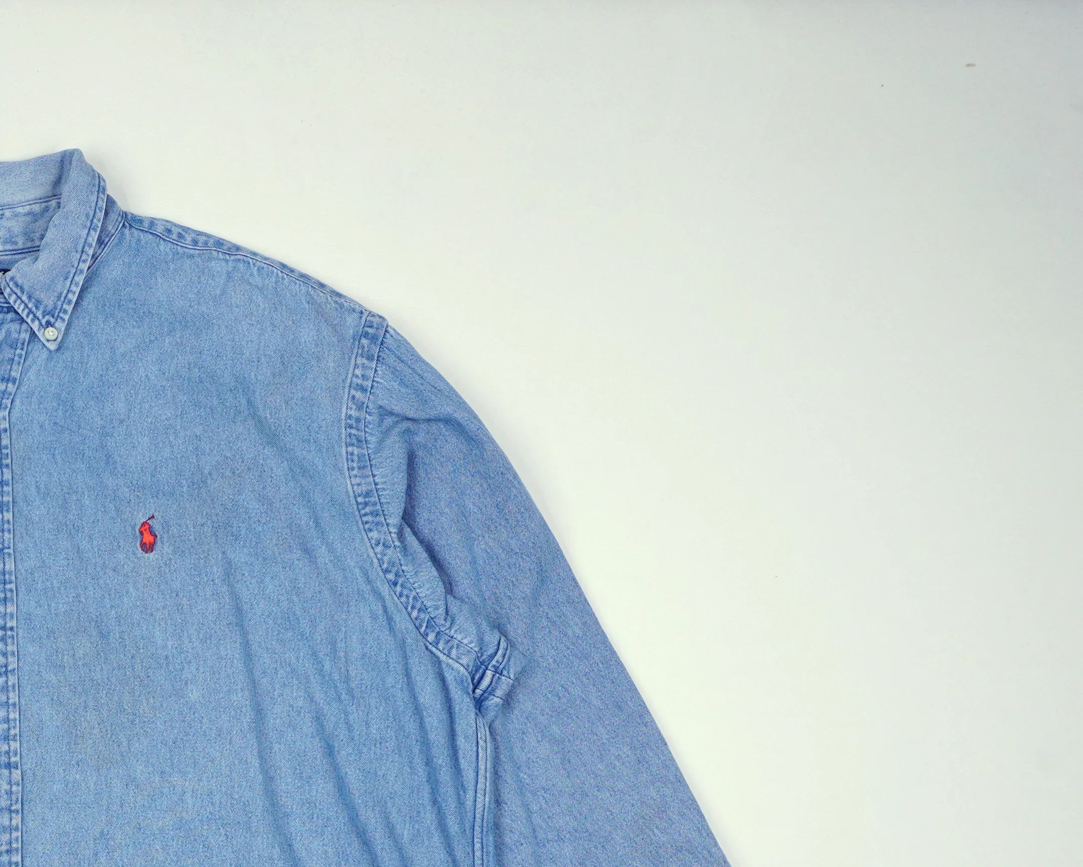 Ralph Lauren Blue Button-up Shirt XXL Denim