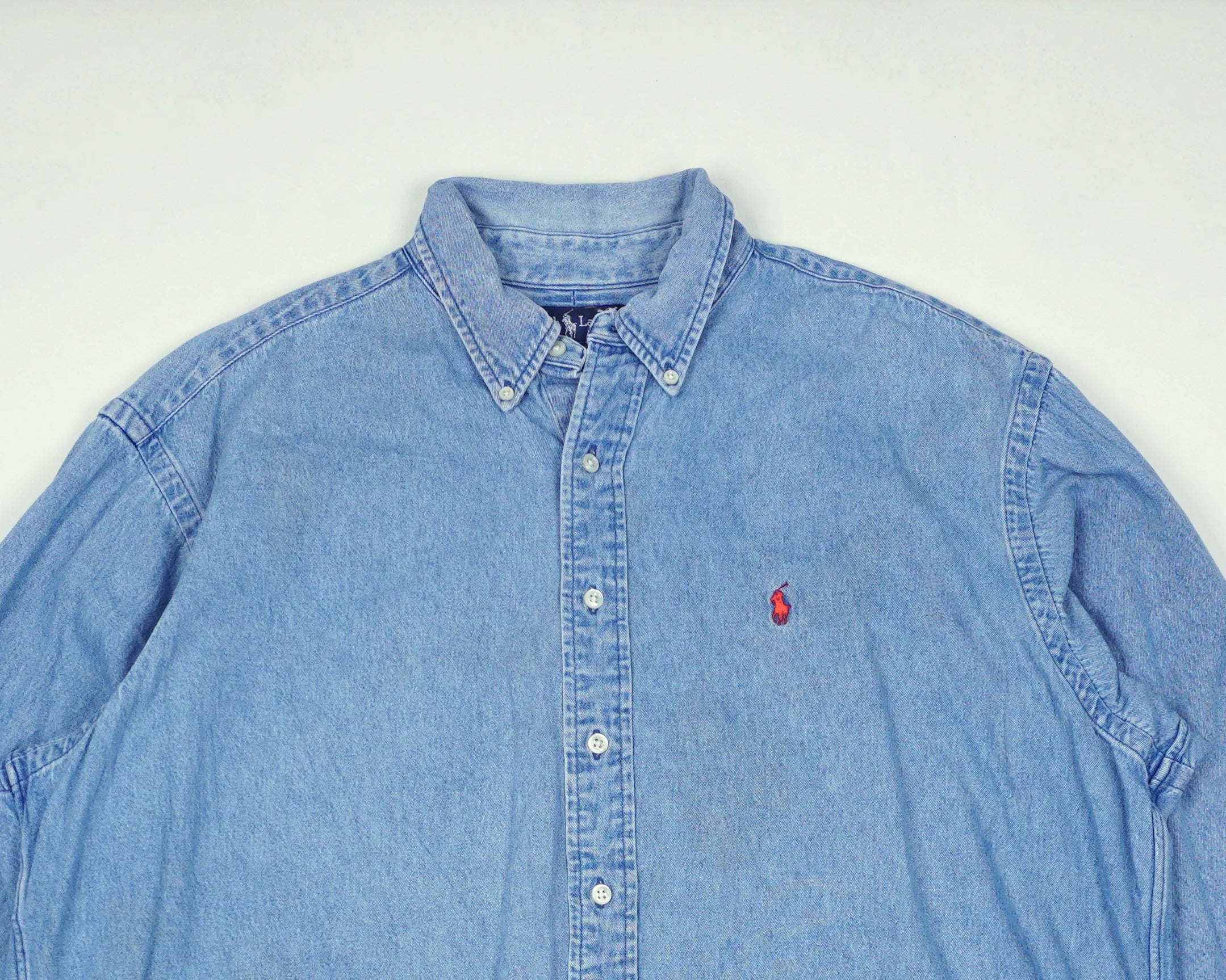 Ralph Lauren Blue Button-up Shirt XXL Denim