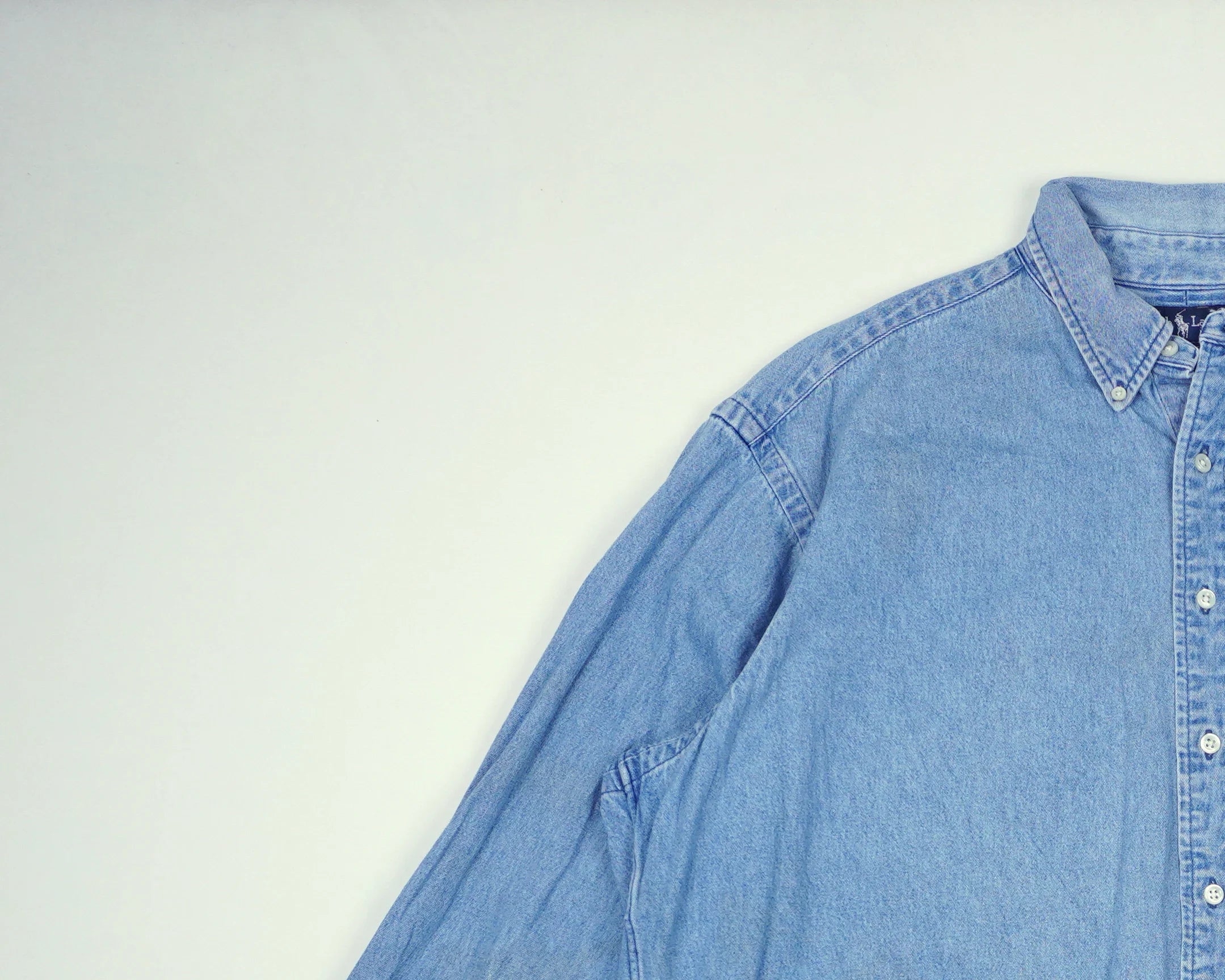Ralph Lauren Blue Button-up Shirt XXL Denim