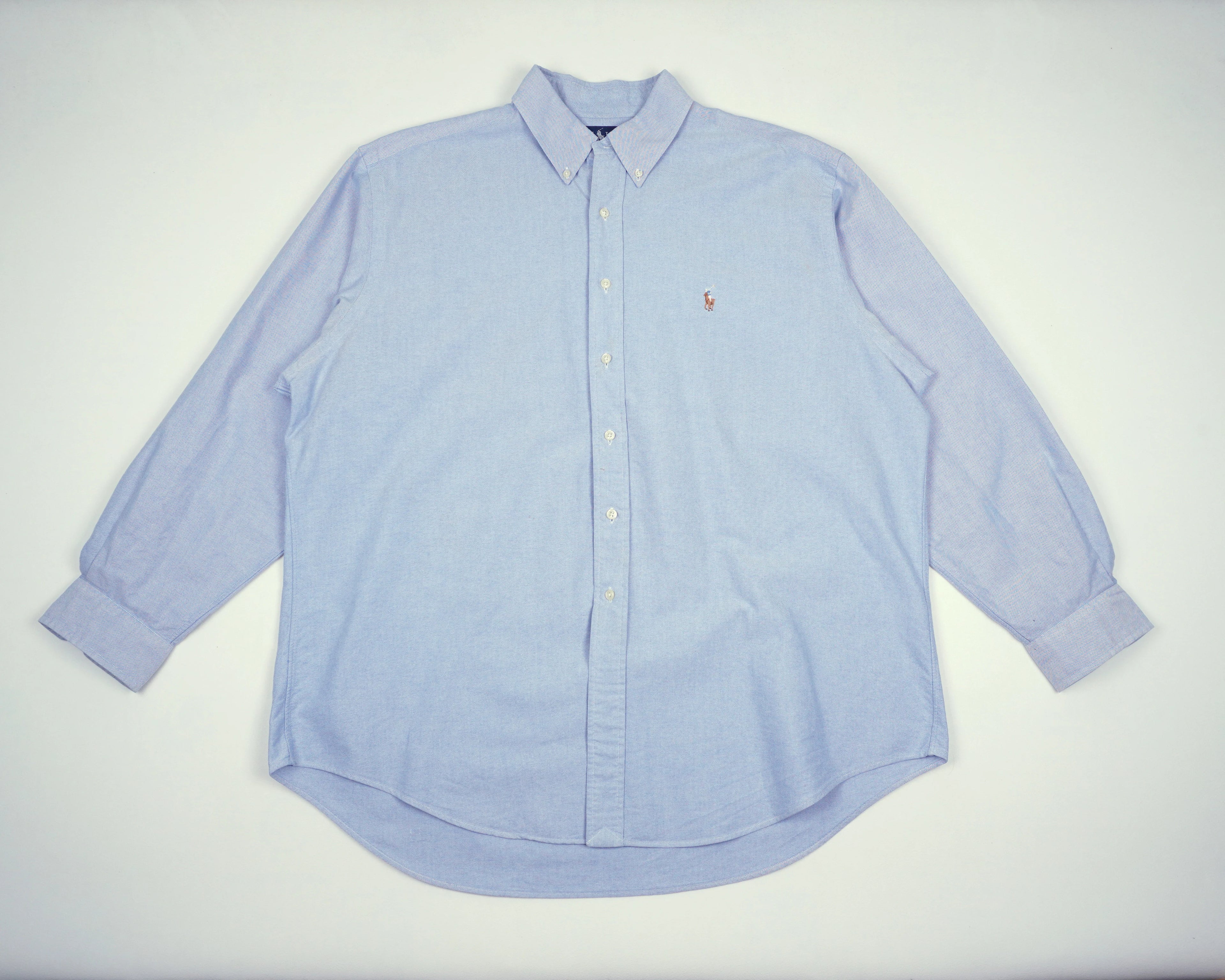 Ralph Lauren Blue Button-down Shirt XXL Cotton