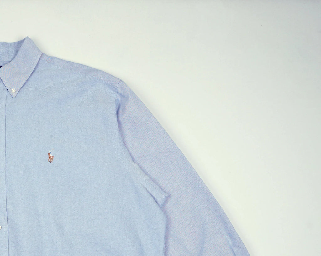 Ralph Lauren Blue Button-down Shirt XXL Cotton