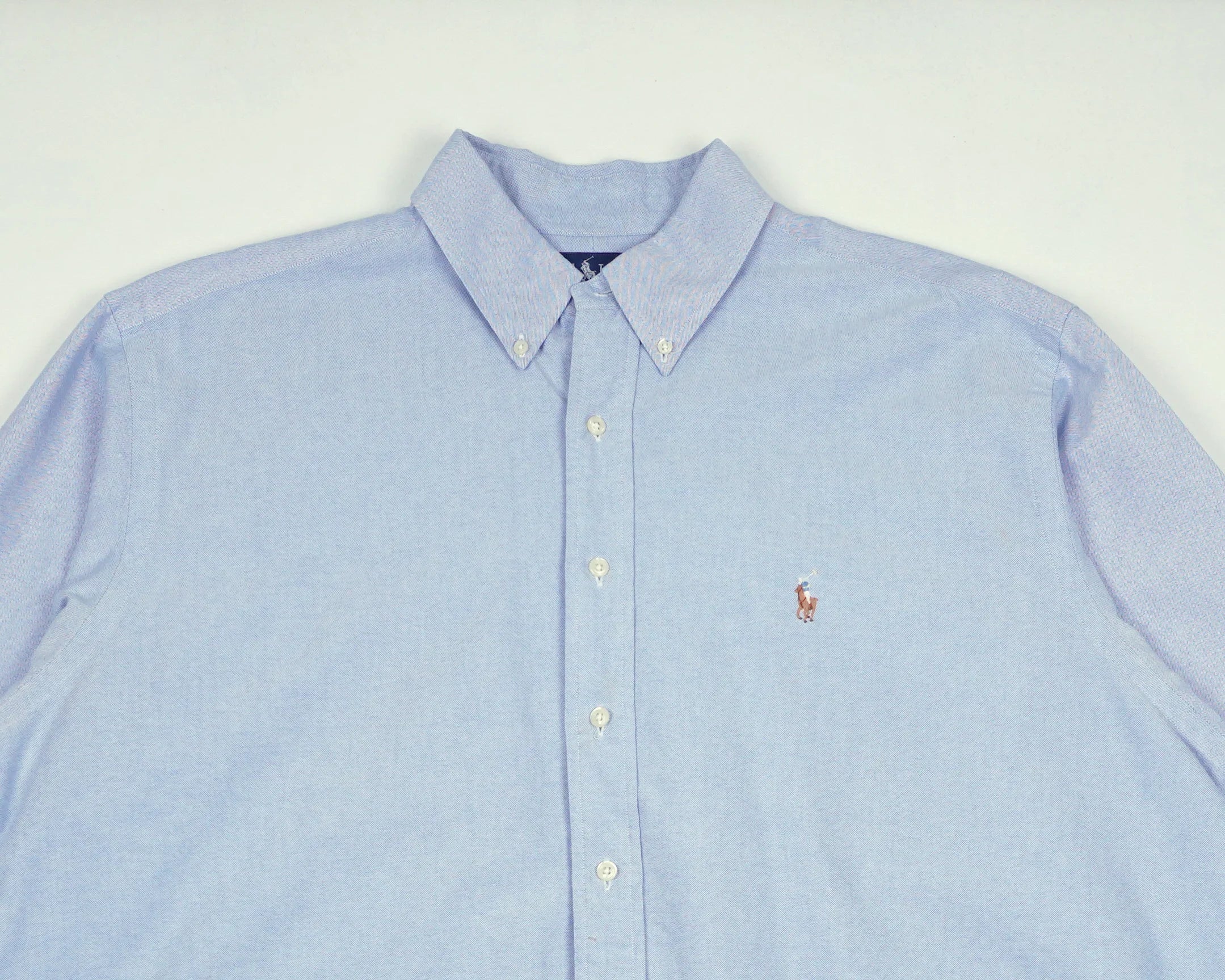 Ralph Lauren Blue Button-down Shirt XXL Cotton
