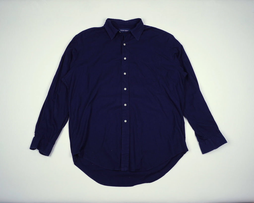 Ralph Lauren Navy Button-up Shirt XL