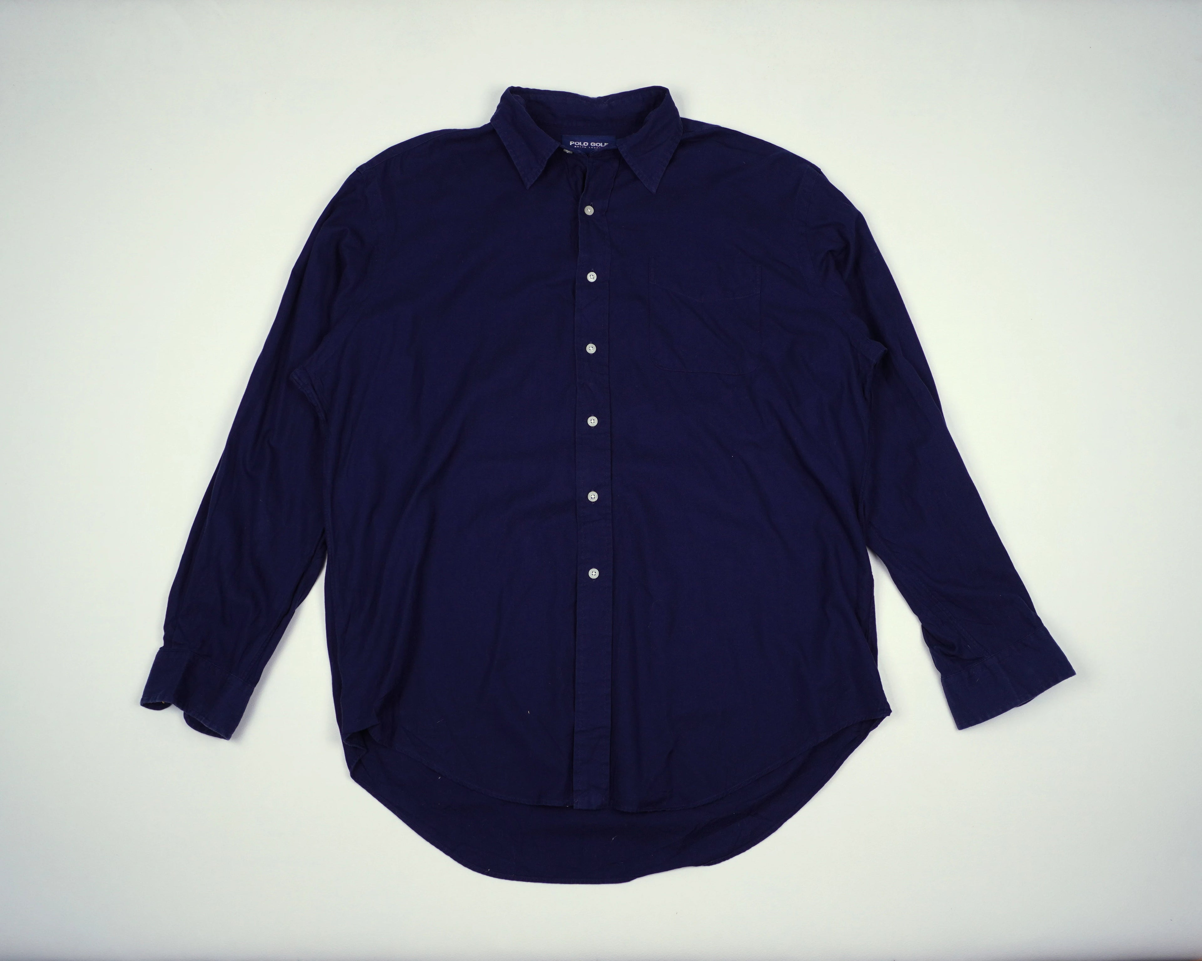 Ralph Lauren Navy Button-up Shirt XL