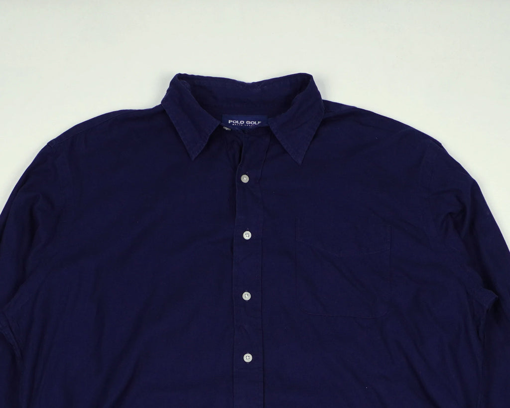Ralph Lauren Navy Button-up Shirt XL