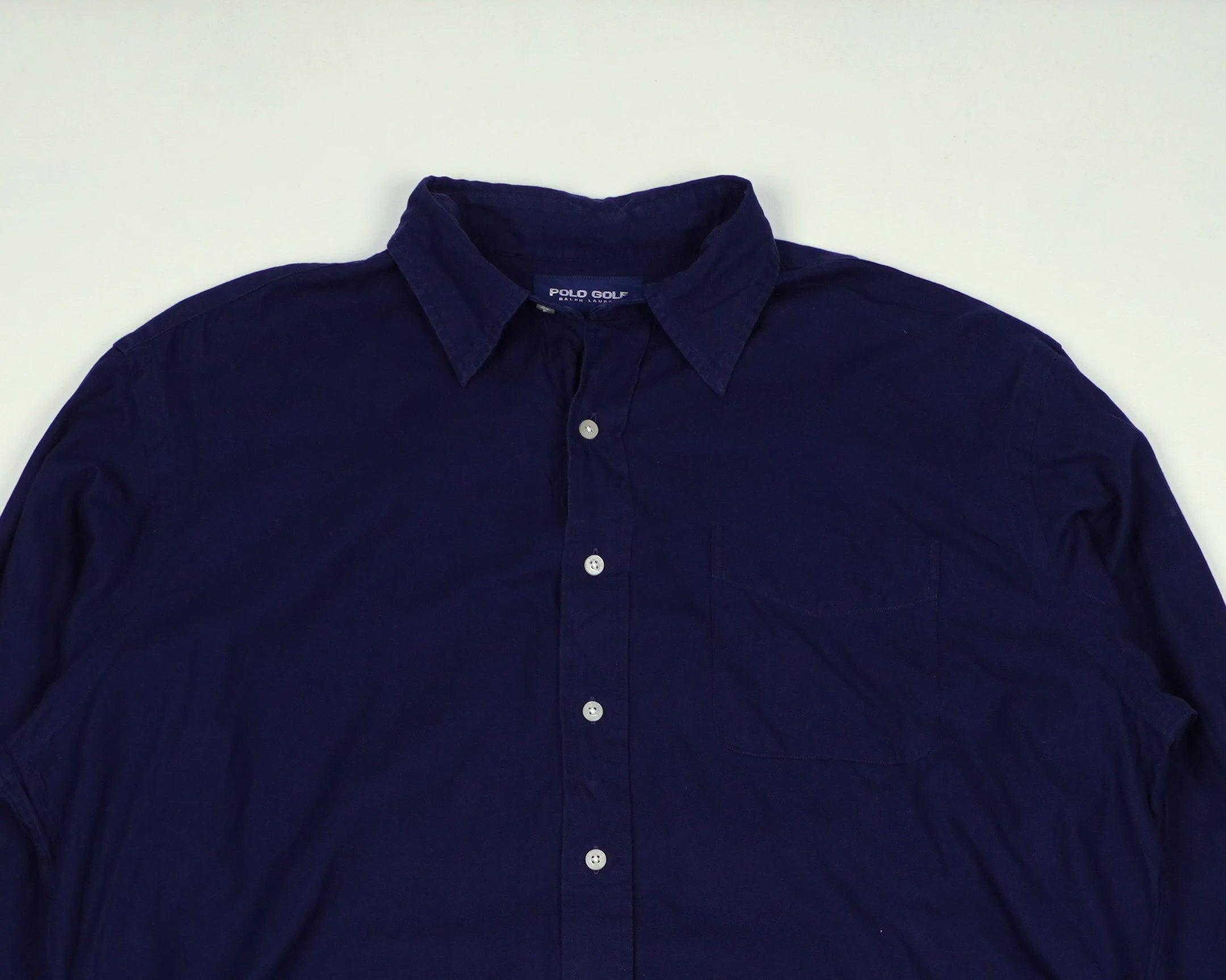 Ralph Lauren Navy Button-up Shirt XL