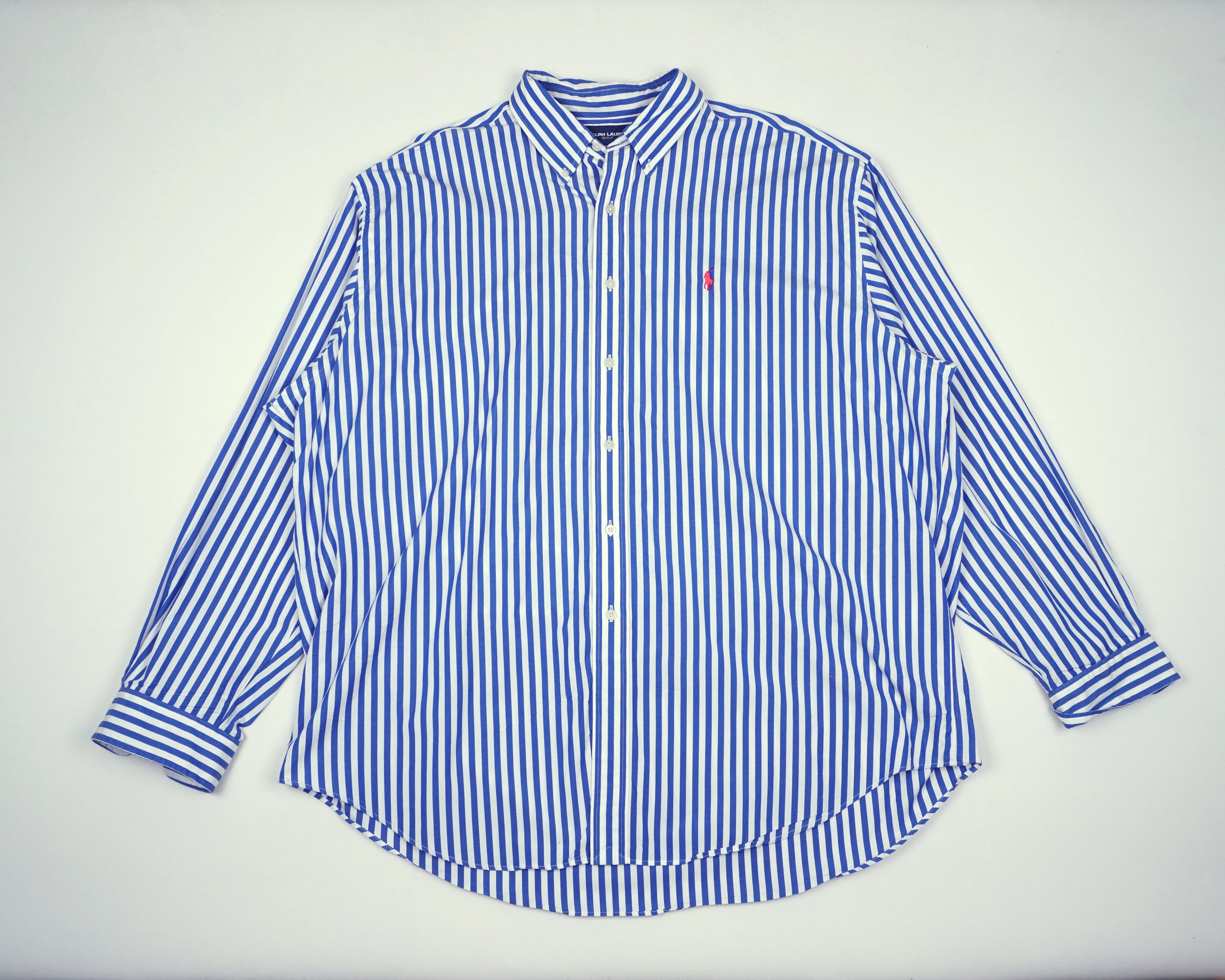Ralph Lauren Blue Button-up Shirt XXL Cotton