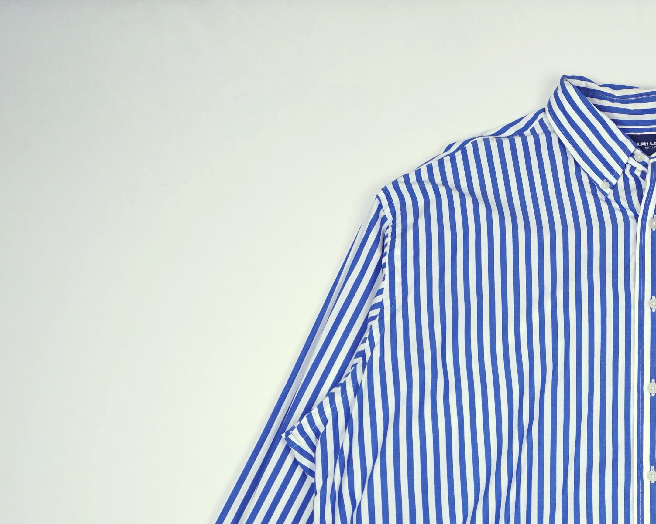Ralph Lauren Blue Button-up Shirt XXL Cotton