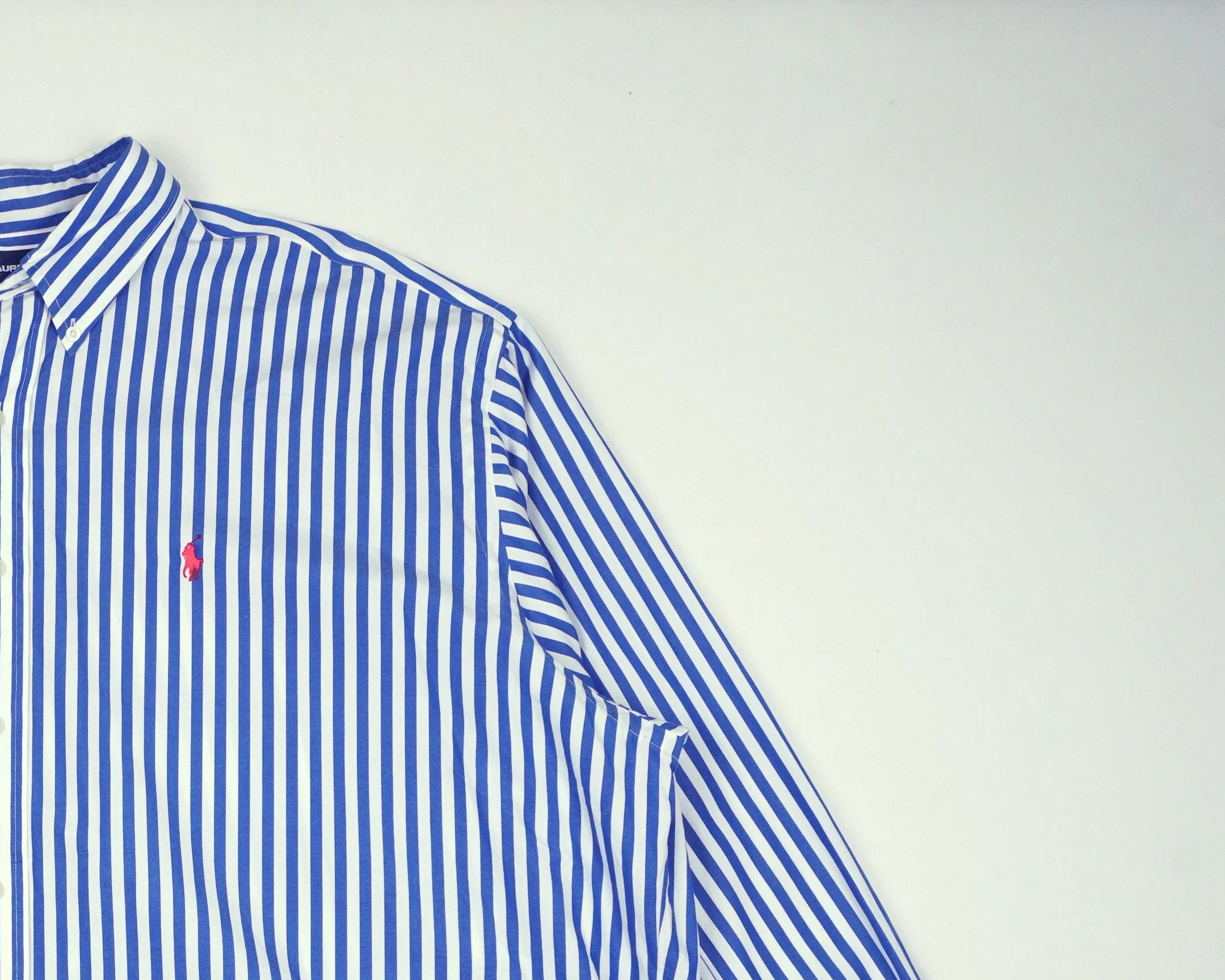 Ralph Lauren Blue Button-up Shirt XXL Cotton