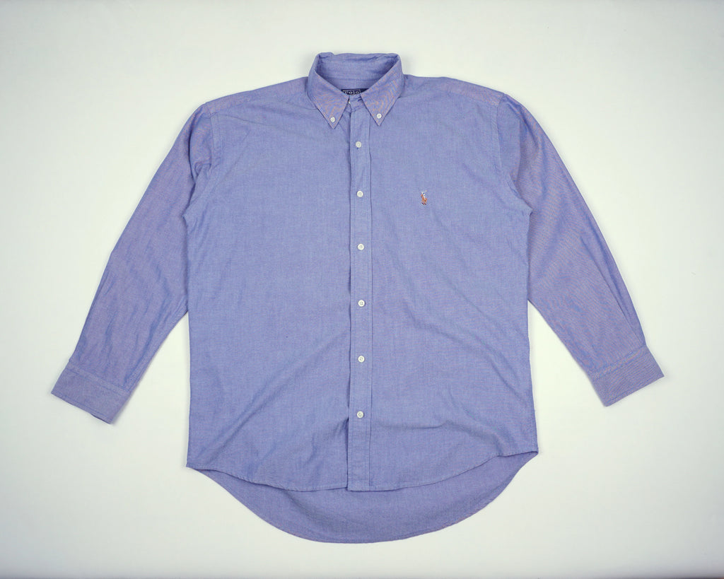 Ralph Lauren Blue Button-up Shirt XL Cotton