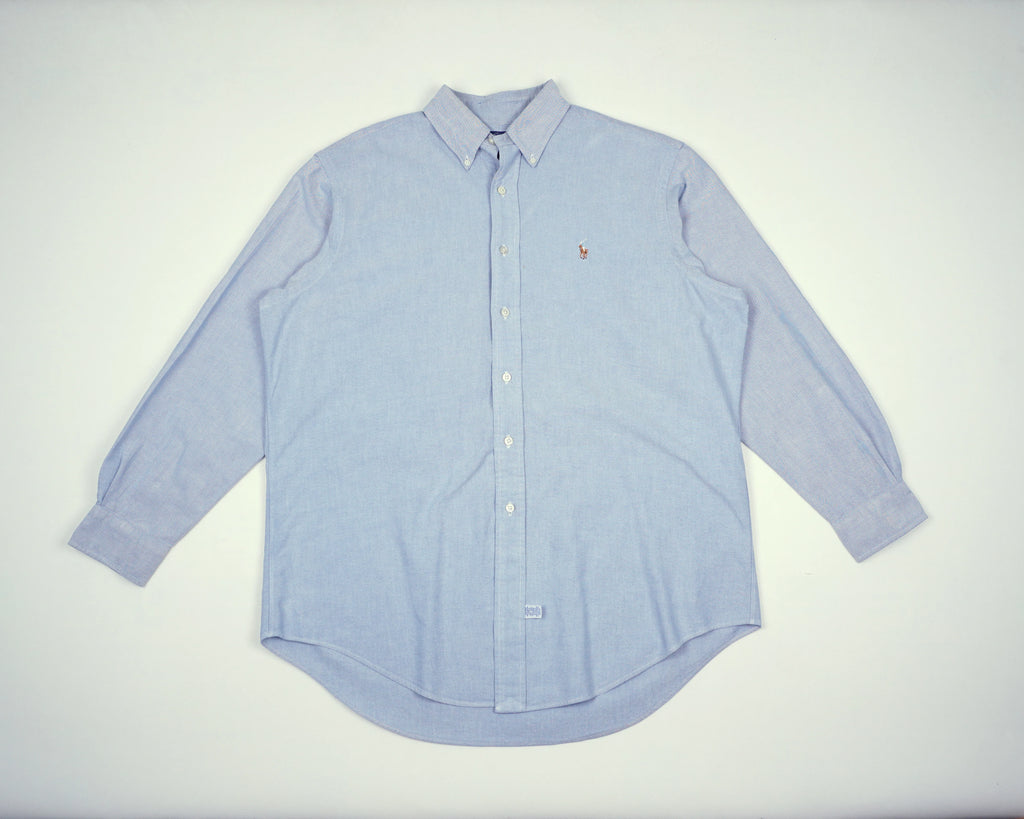 Ralph Lauren Blue Button-up Shirt XL Cotton