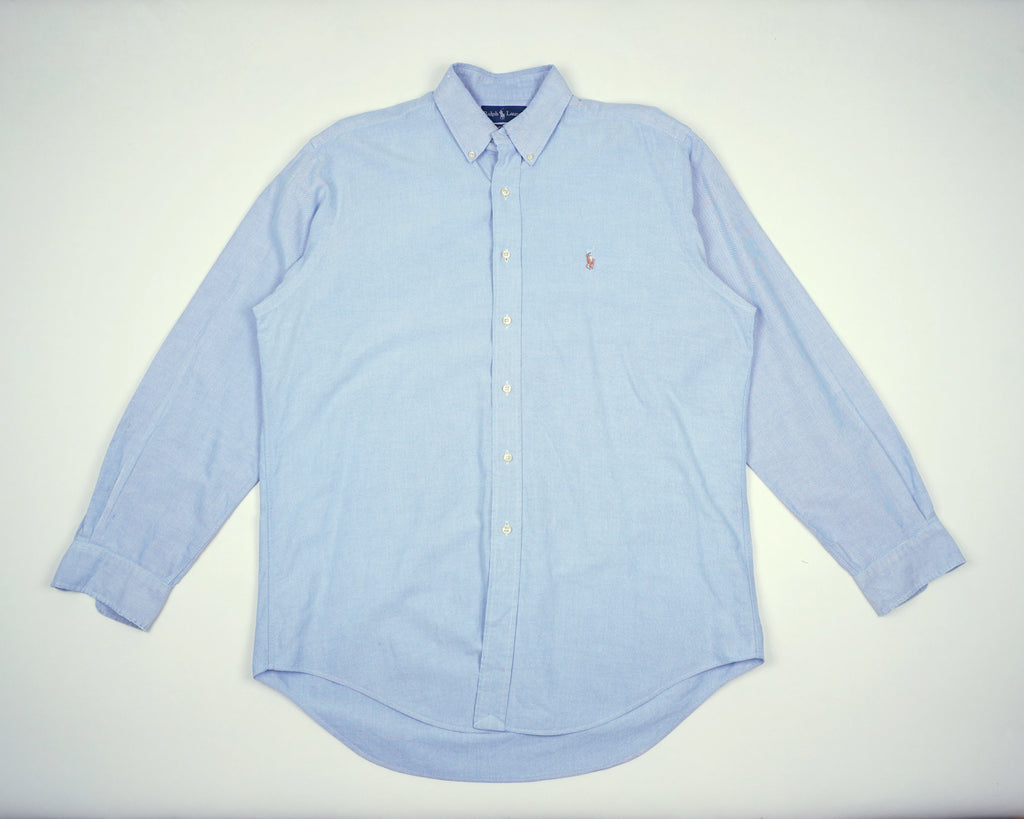 Ralph Lauren Blue Button-up Shirt XL Cotton