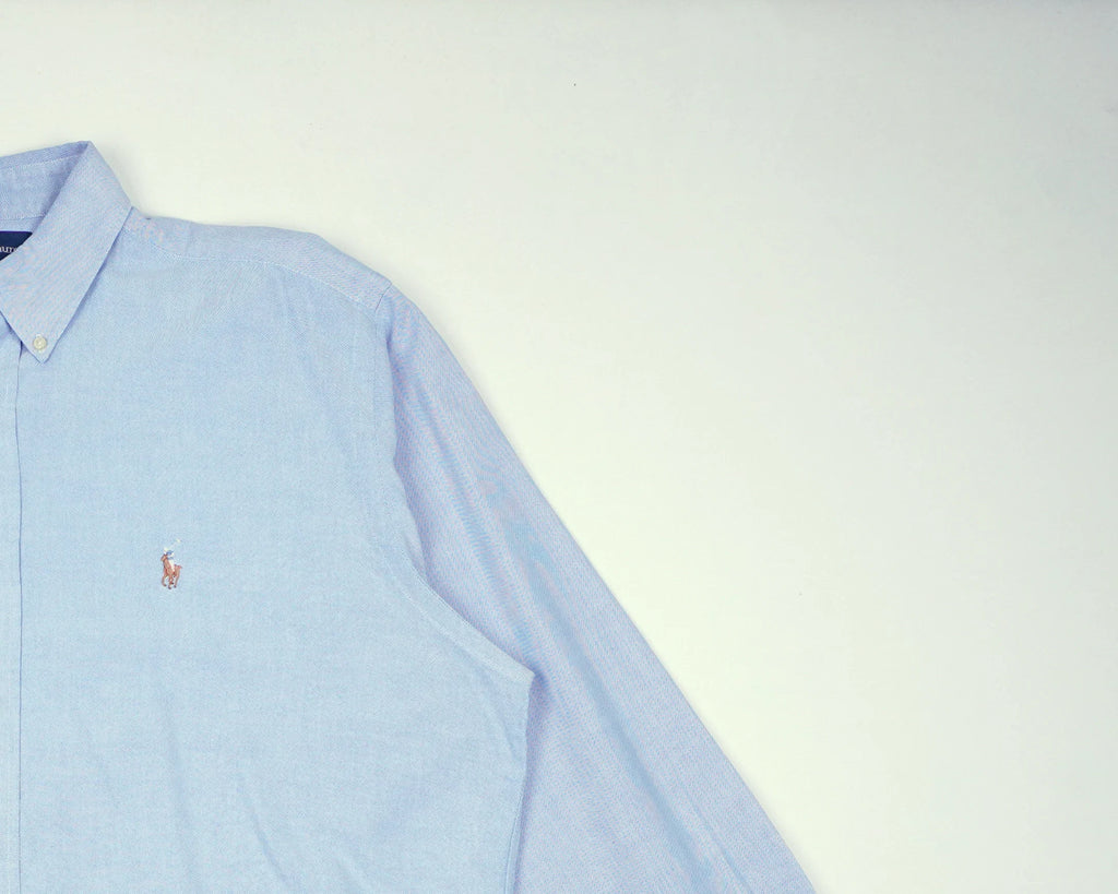 Ralph Lauren Blue Button-up Shirt XL Cotton