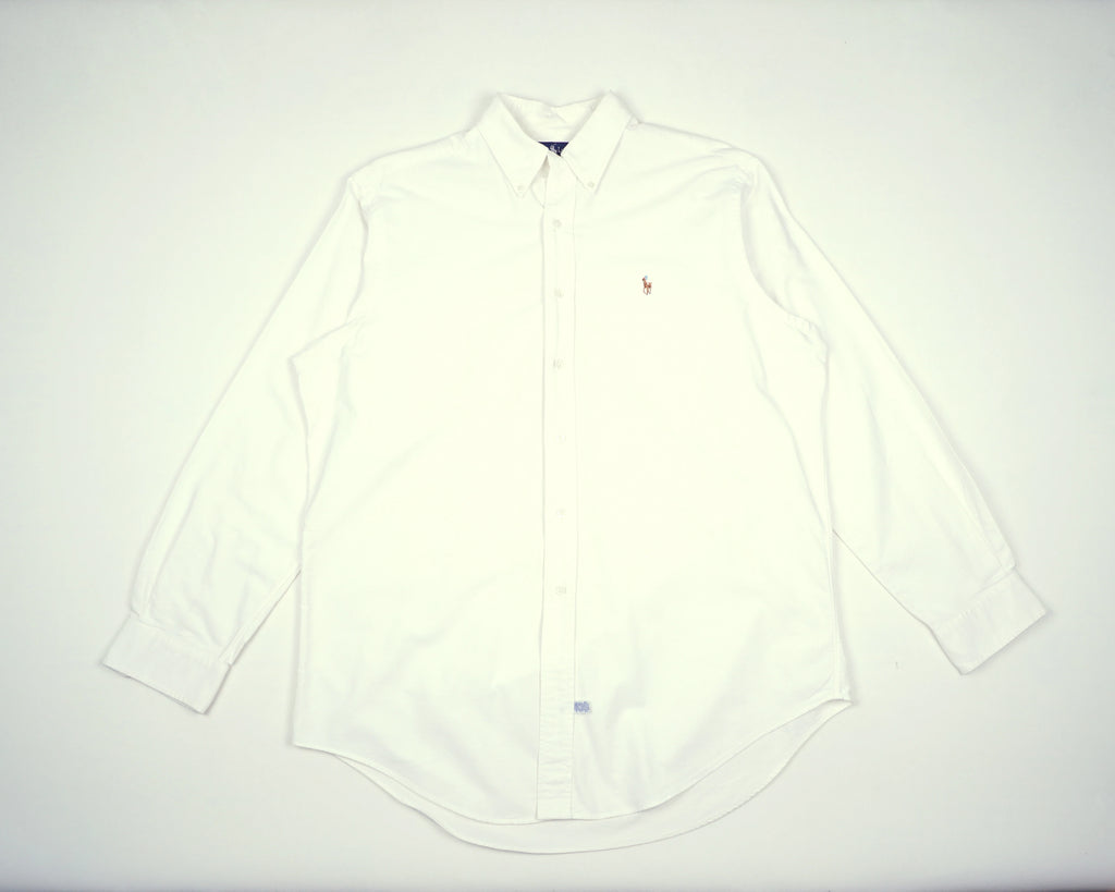 Ralph Lauren White Button-up Shirt XL Cotton