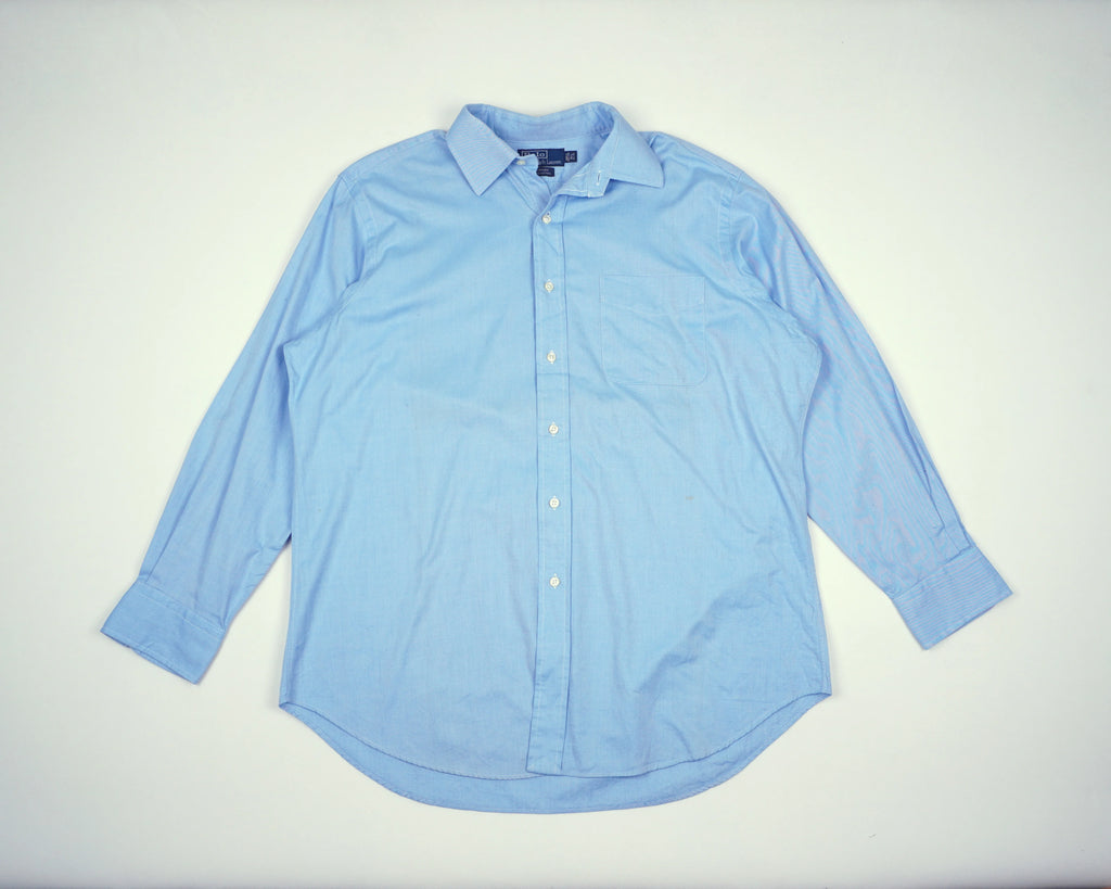 Ralph Lauren Blue Button-up Shirt XL Cotton