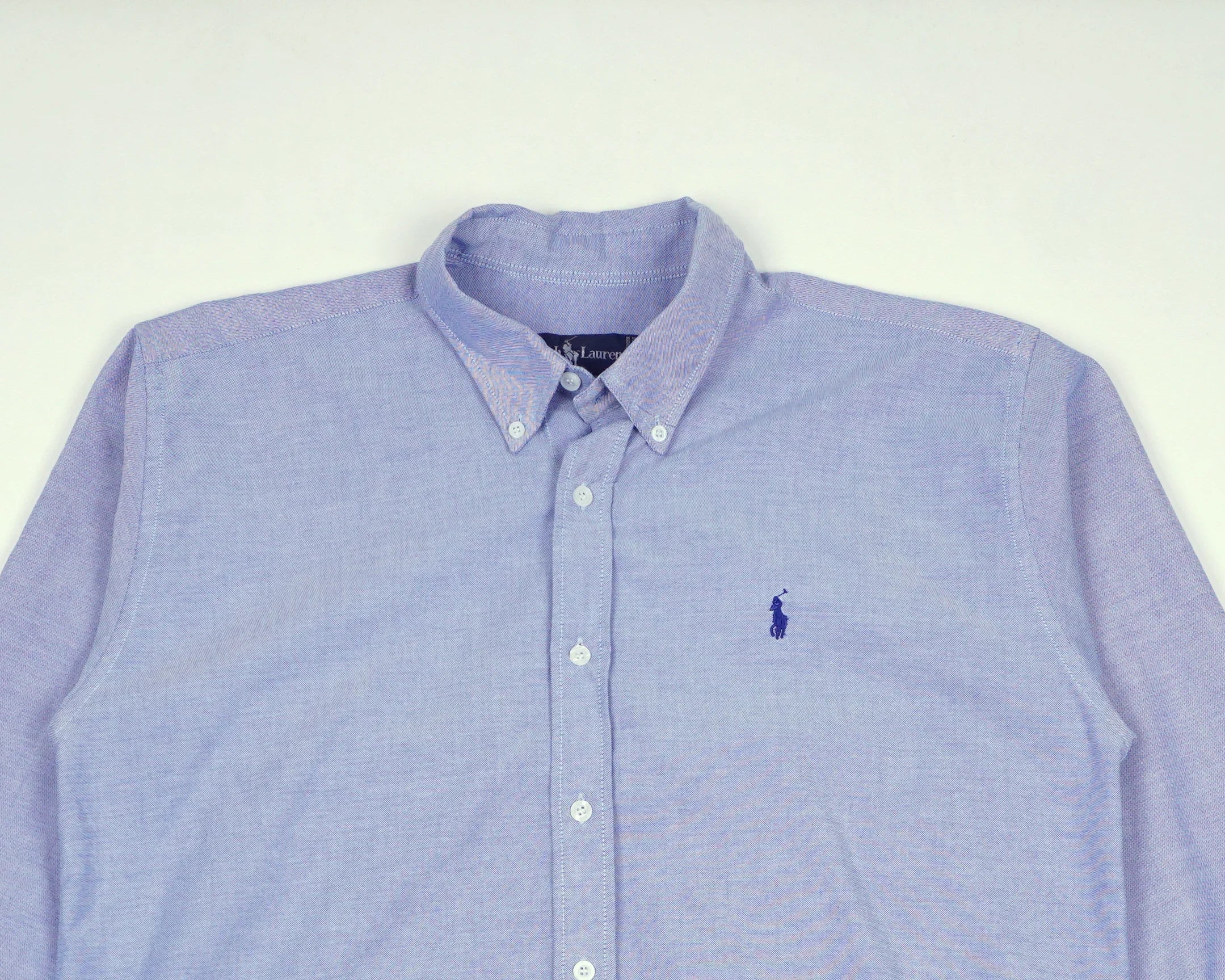Ralph Lauren Blue Button-up Shirt M Cotton