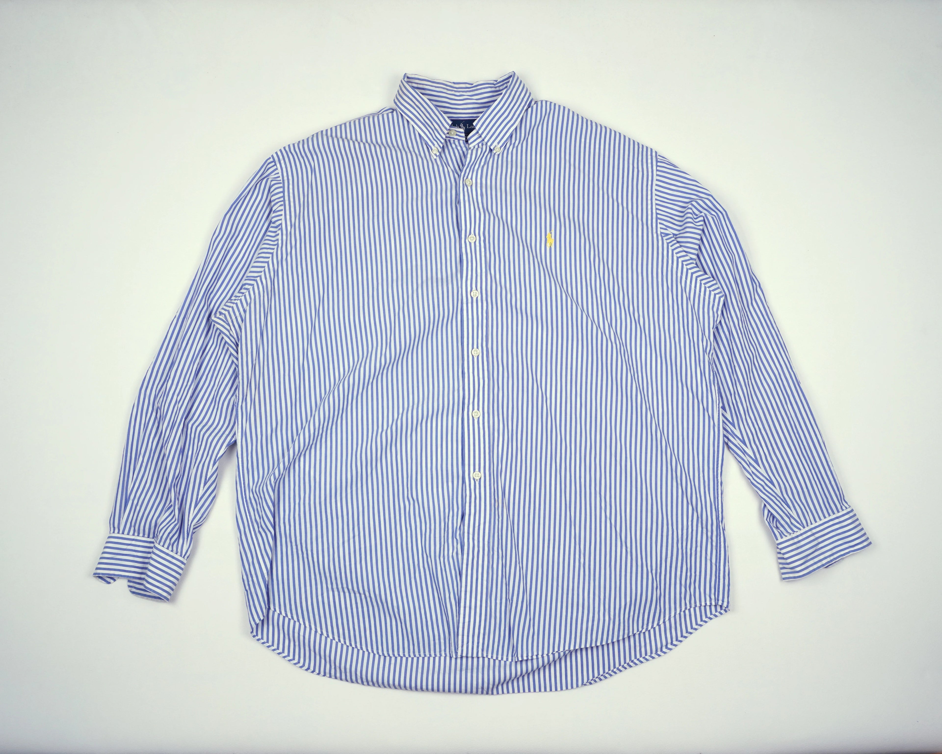 Ralph Lauren Blue Button-up Shirt XXL Cotton