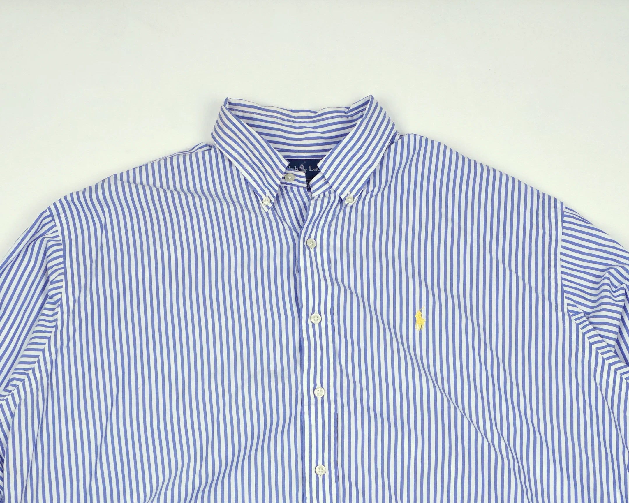 Ralph Lauren Blue Button-up Shirt XXL Cotton