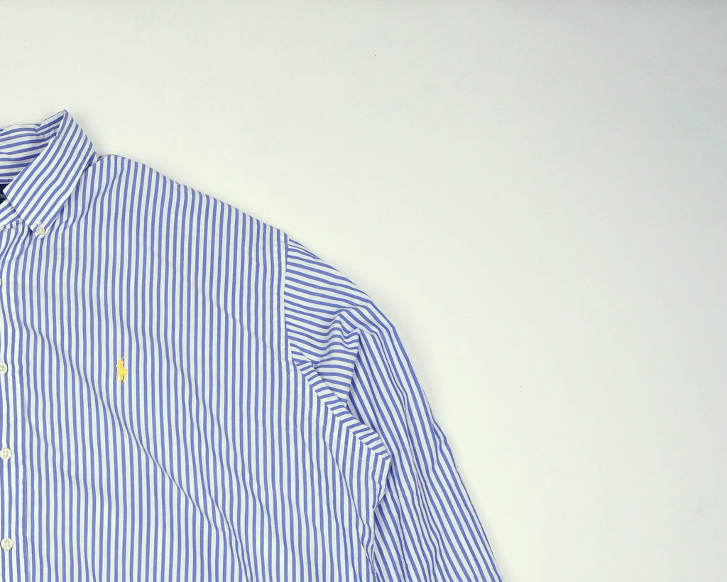 Ralph Lauren Blue Button-up Shirt XXL Cotton