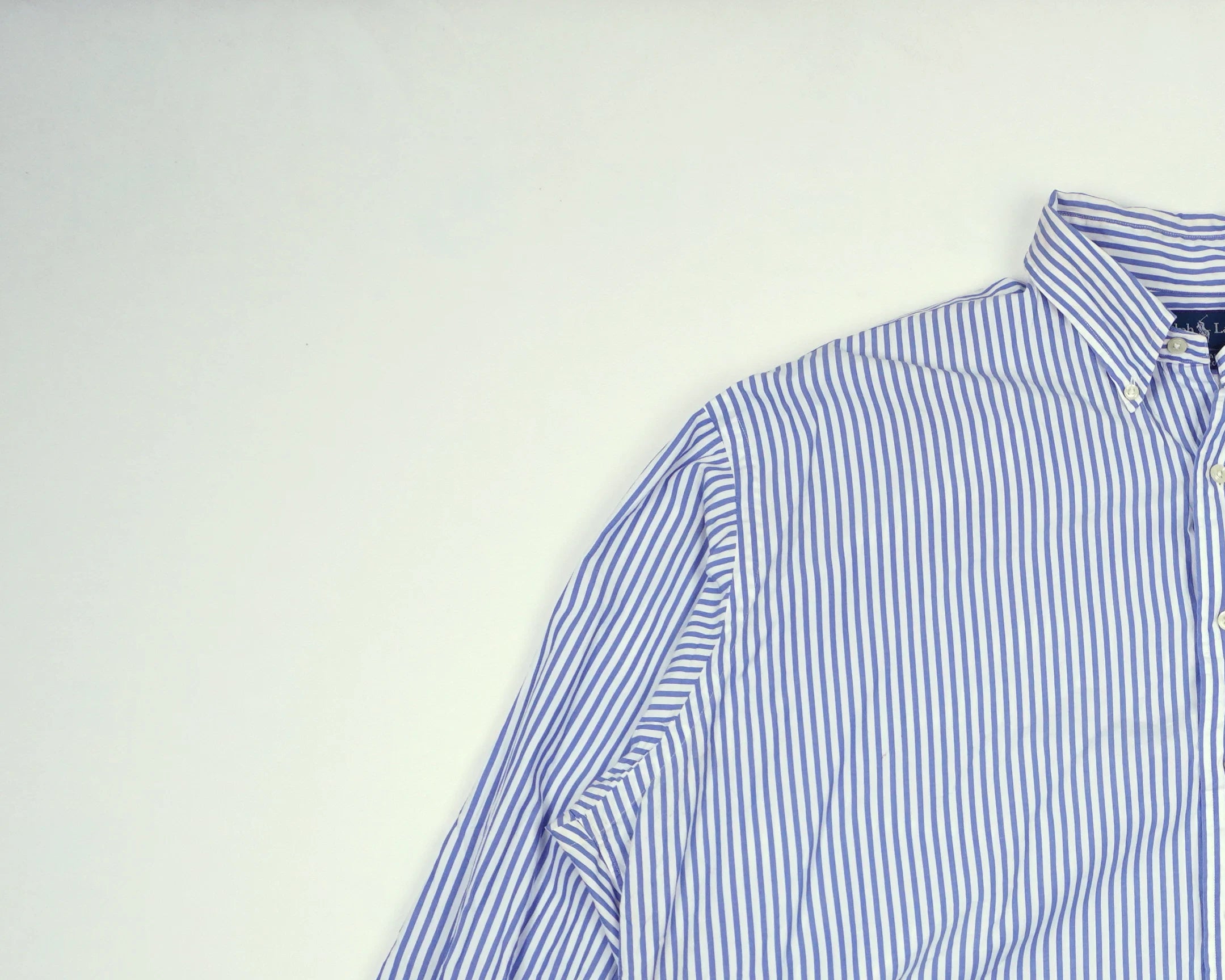Ralph Lauren Blue Button-up Shirt XXL Cotton
