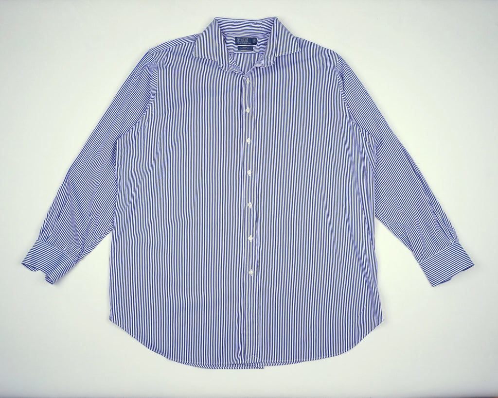Ralph Lauren Blue Button-up Shirt XXL Cotton