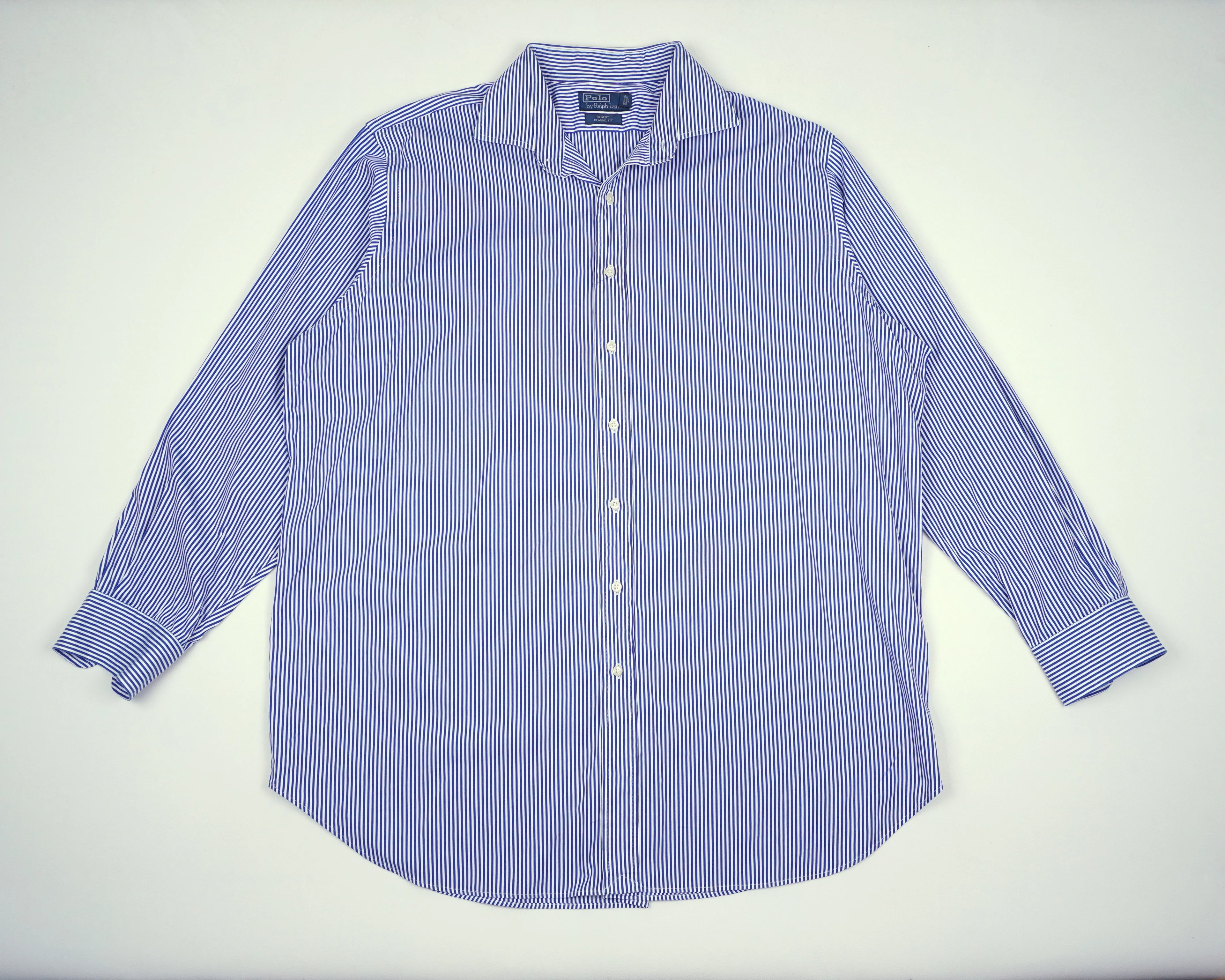 Ralph Lauren Blue Button-up Shirt XXL Cotton