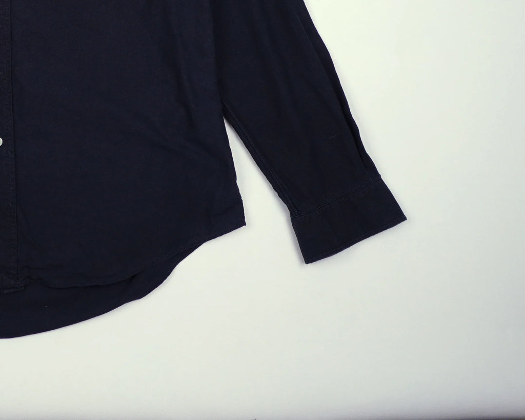 Ralph Lauren Navy Button-up Shirt M Cotton