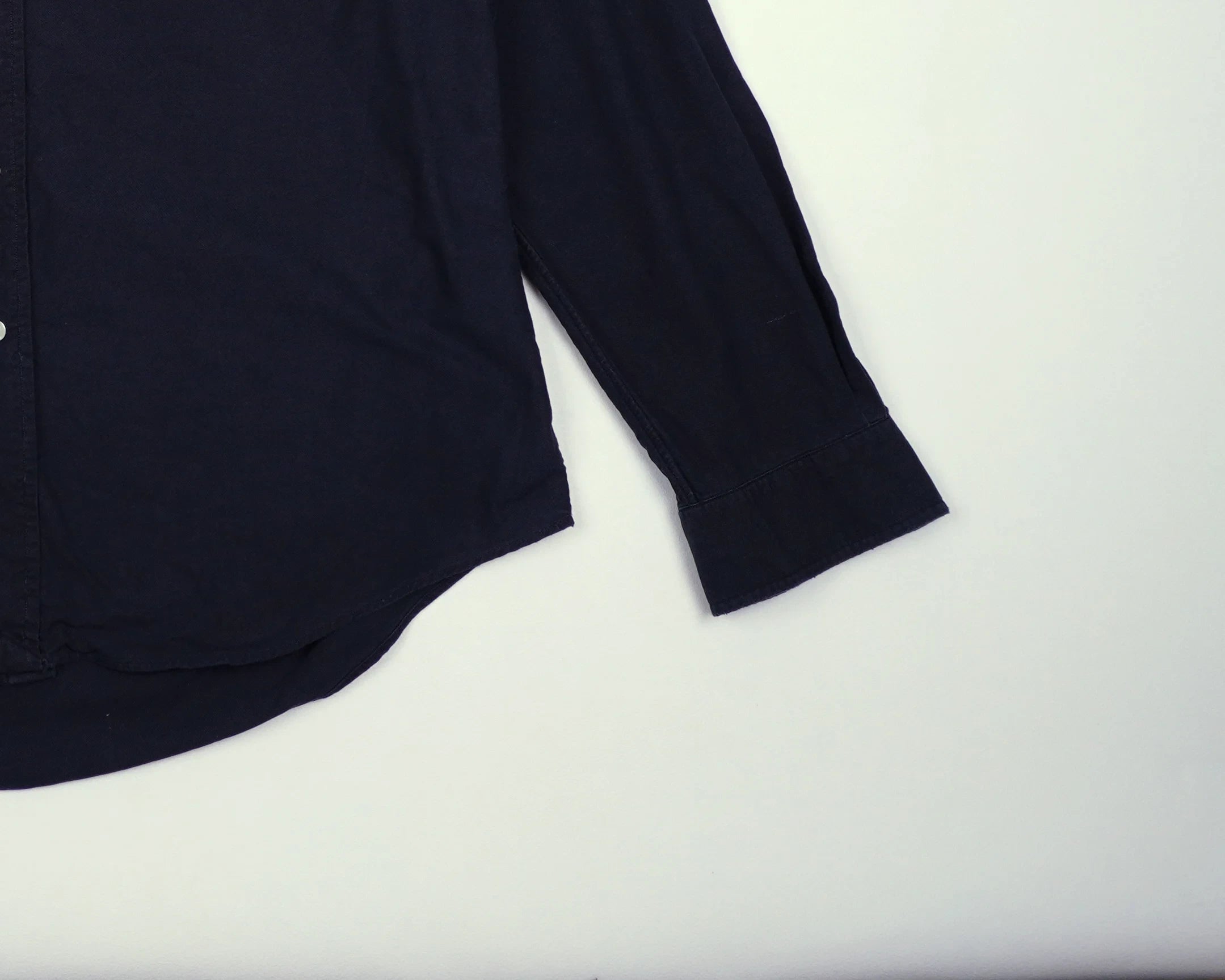 Ralph Lauren Navy Button-up Shirt M Cotton