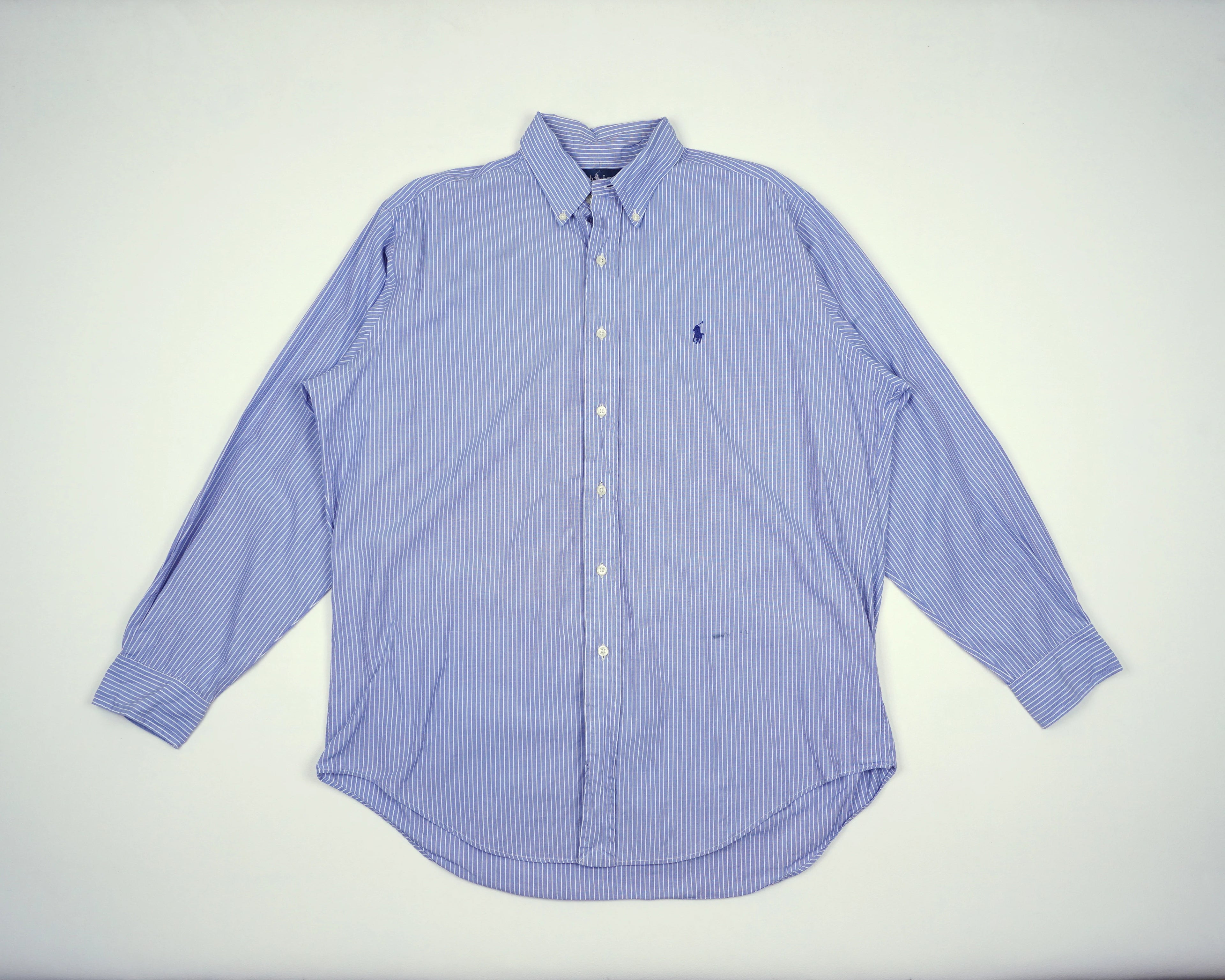 Ralph Lauren Blue Button-up Shirt L Cotton