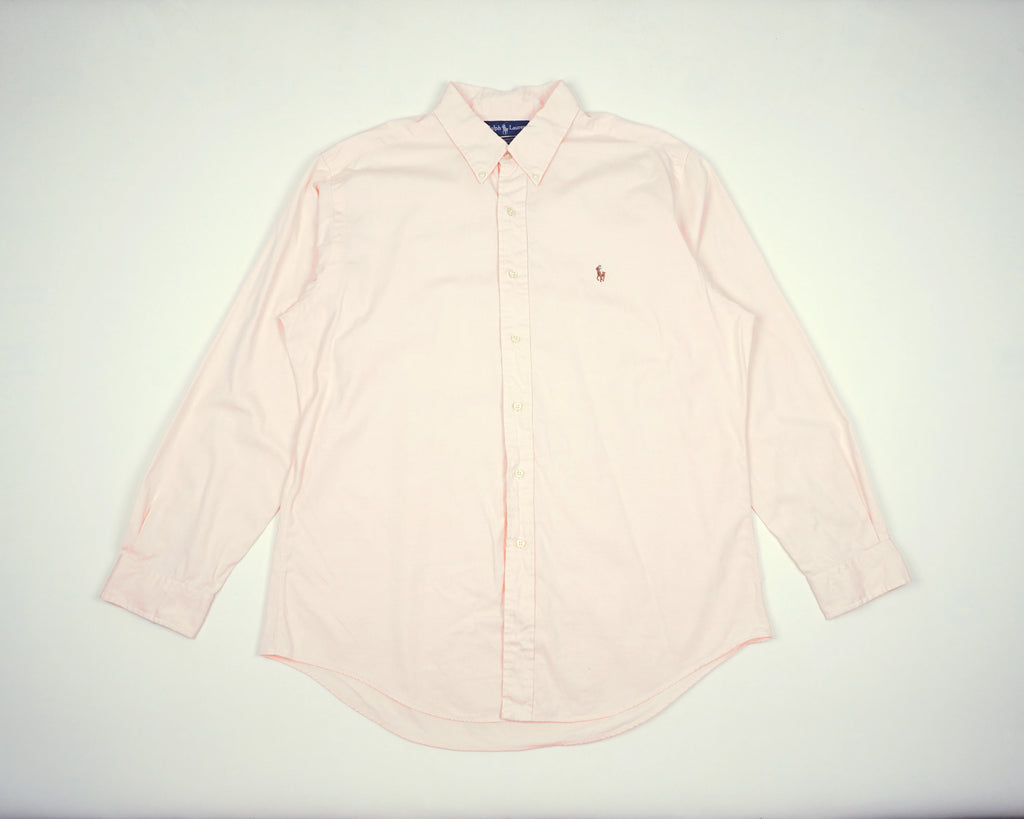 Ralph Lauren Pink Button-up Shirt XL Cotton