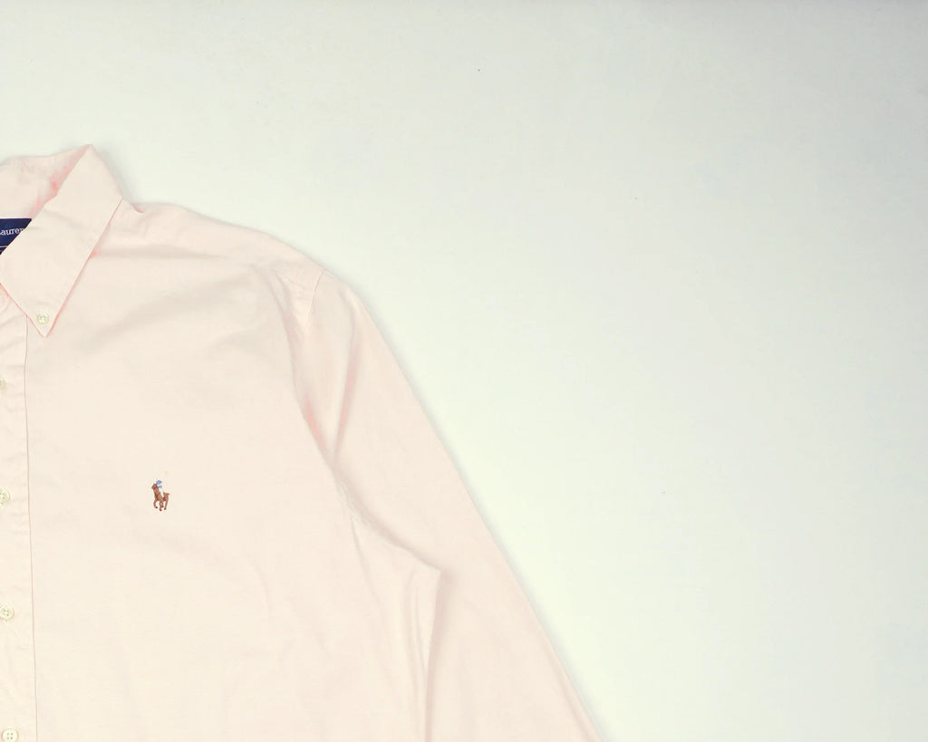 Ralph Lauren Pink Button-up Shirt XL Cotton