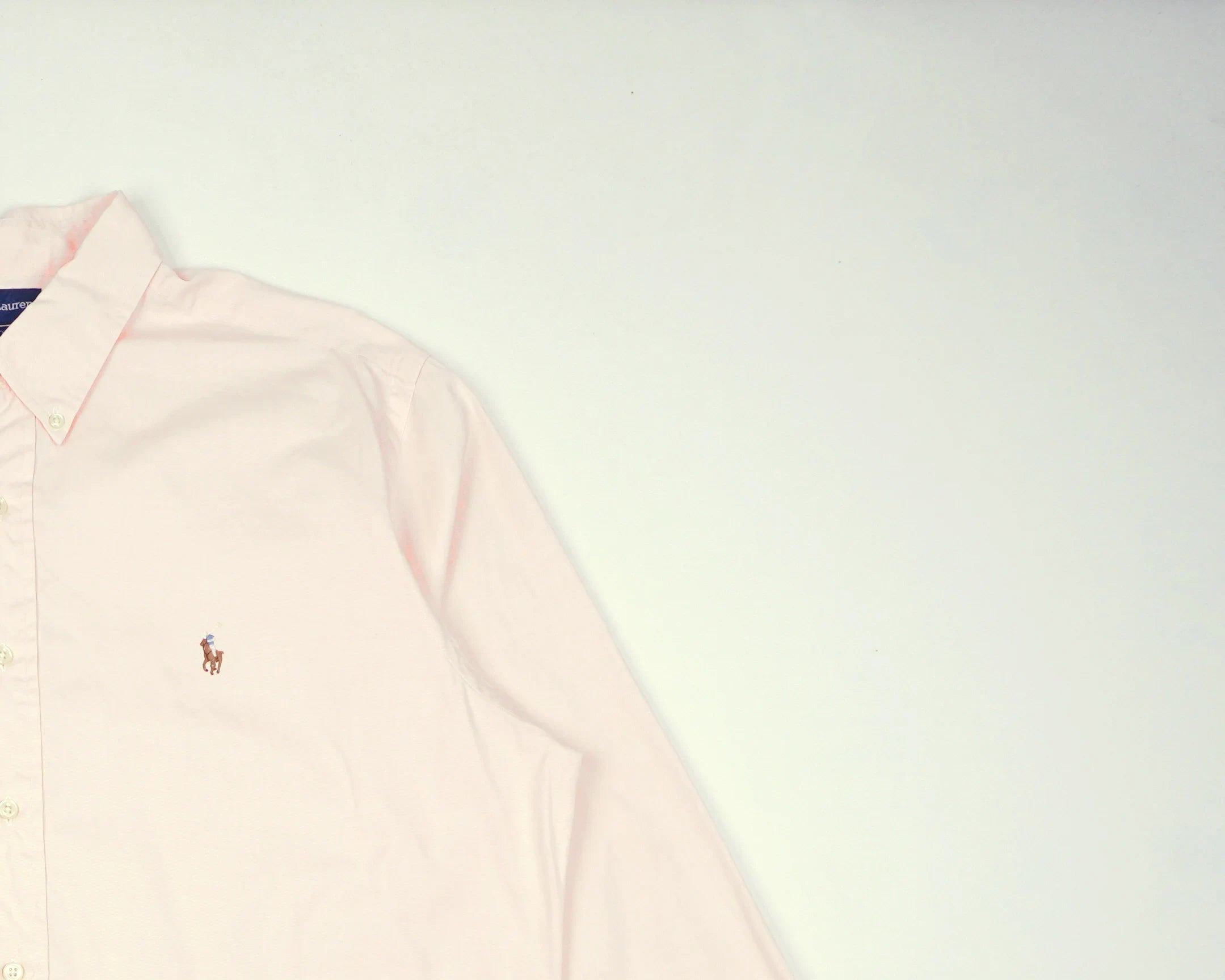 Ralph Lauren Pink Button-up Shirt XL Cotton