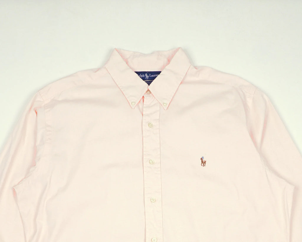 Ralph Lauren Pink Button-up Shirt XL Cotton