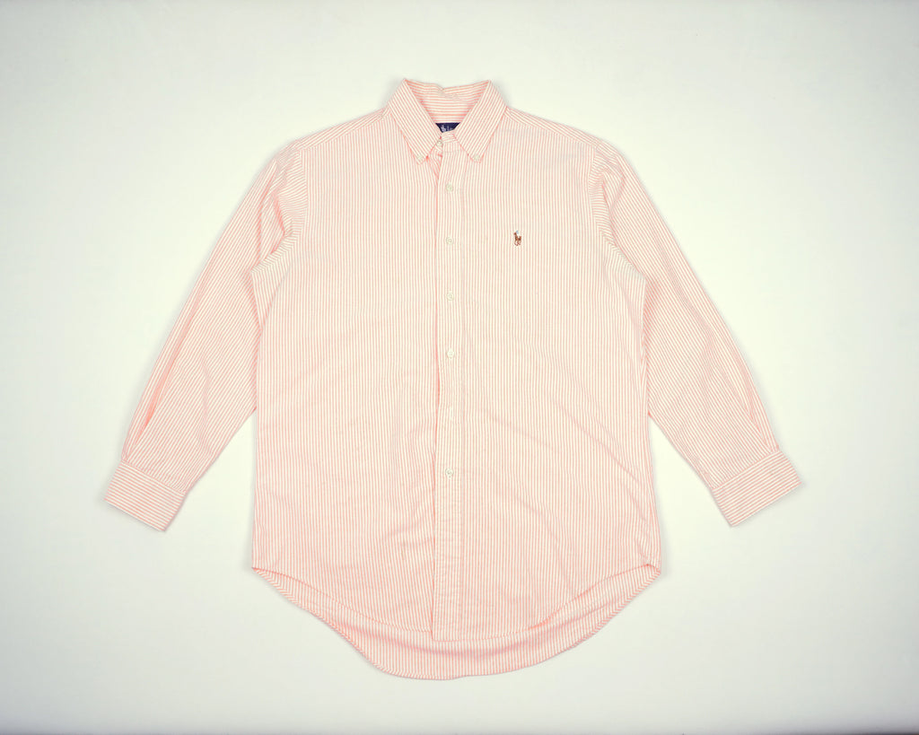 Ralph Lauren Pink Button-up Shirt L Cotton