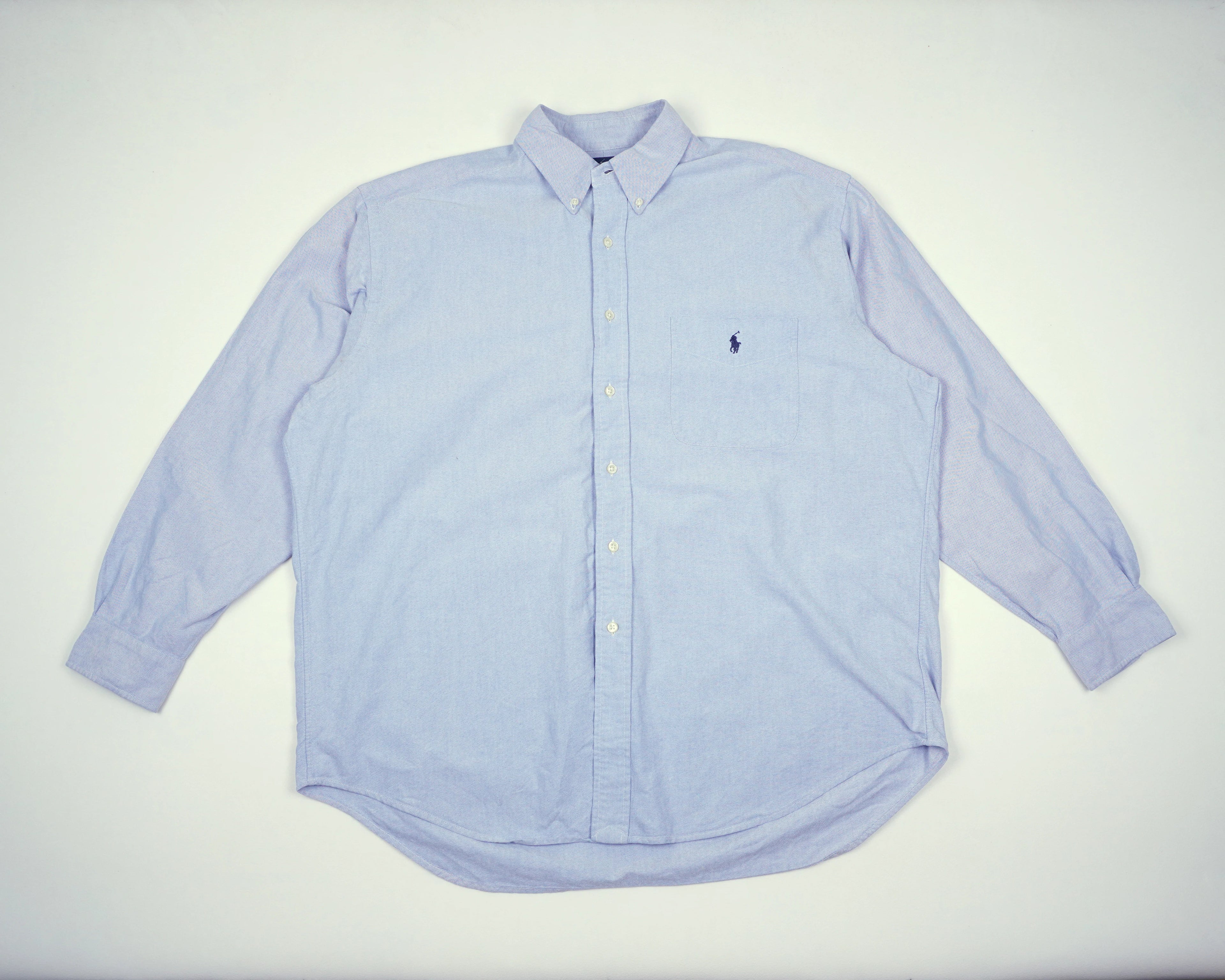 Ralph Lauren Blue Button-up Shirt M Cotton